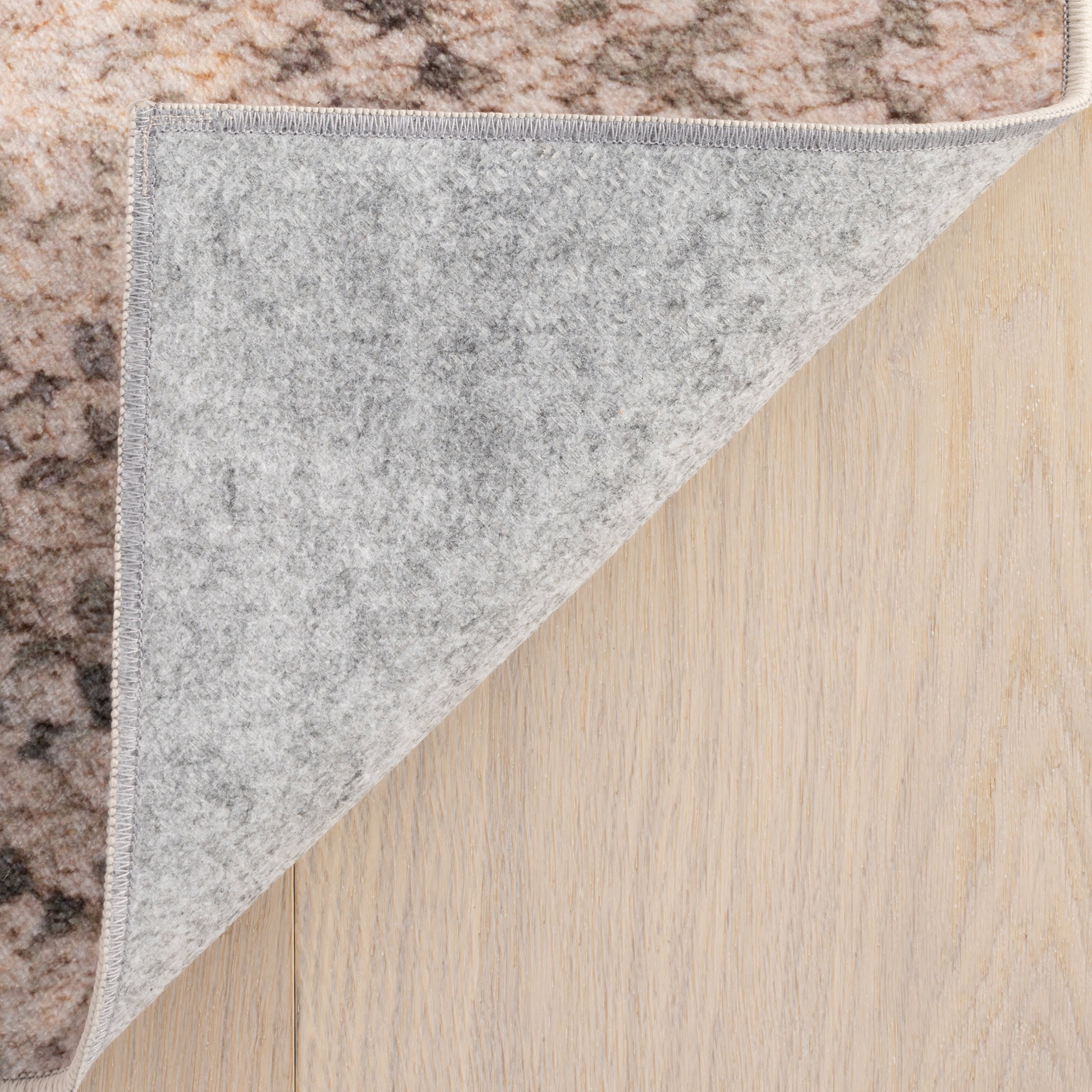 Ebonelle Bordered Bohemian Washable Rug | Natural - Image 6