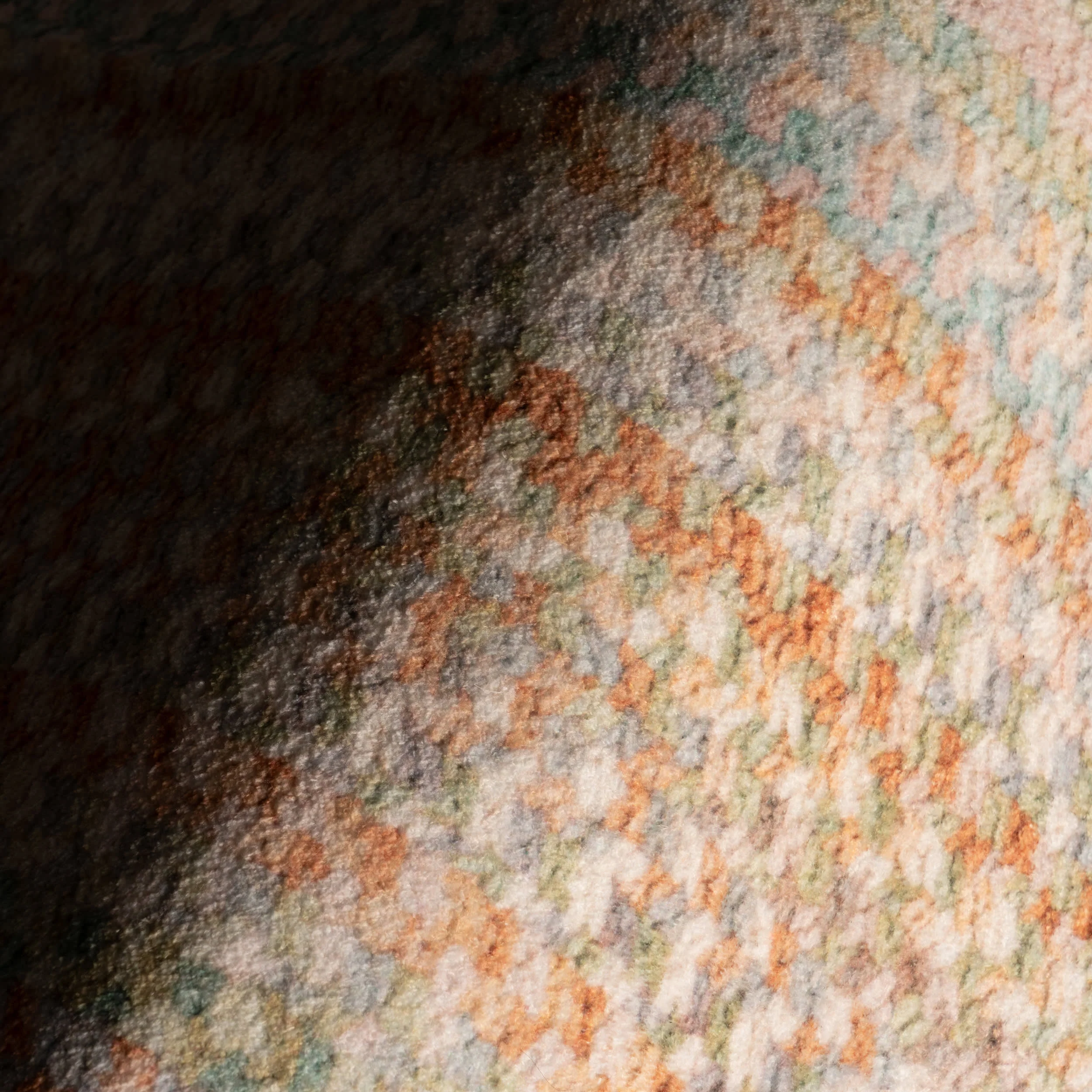 Ebonelle Bordered Bohemian Washable Rug | Pastel - Image 3