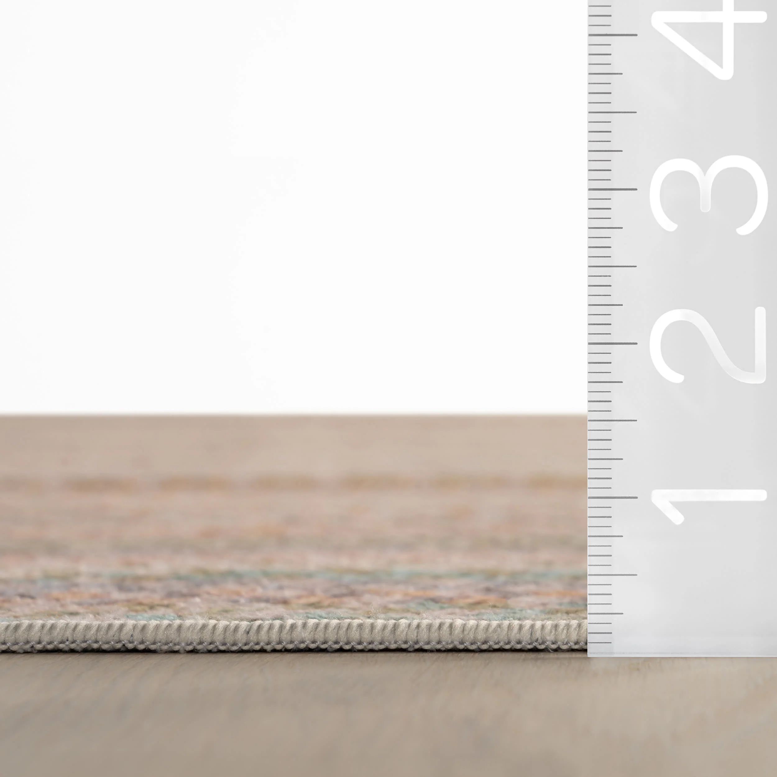 Ebonelle Bordered Bohemian Washable Rug | Pastel - Image 5