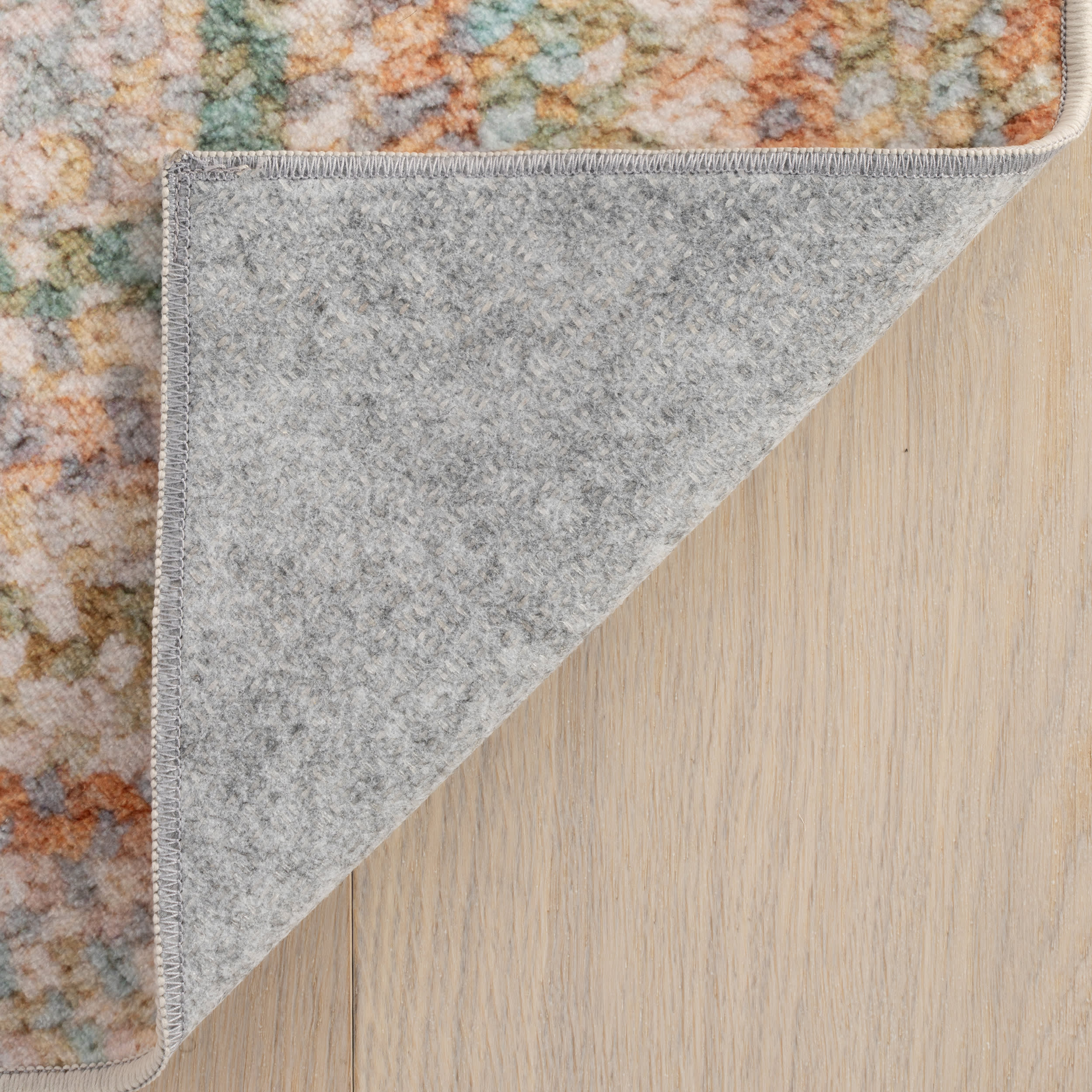 Ebonelle Bordered Bohemian Washable Rug | Pastel - Image 6