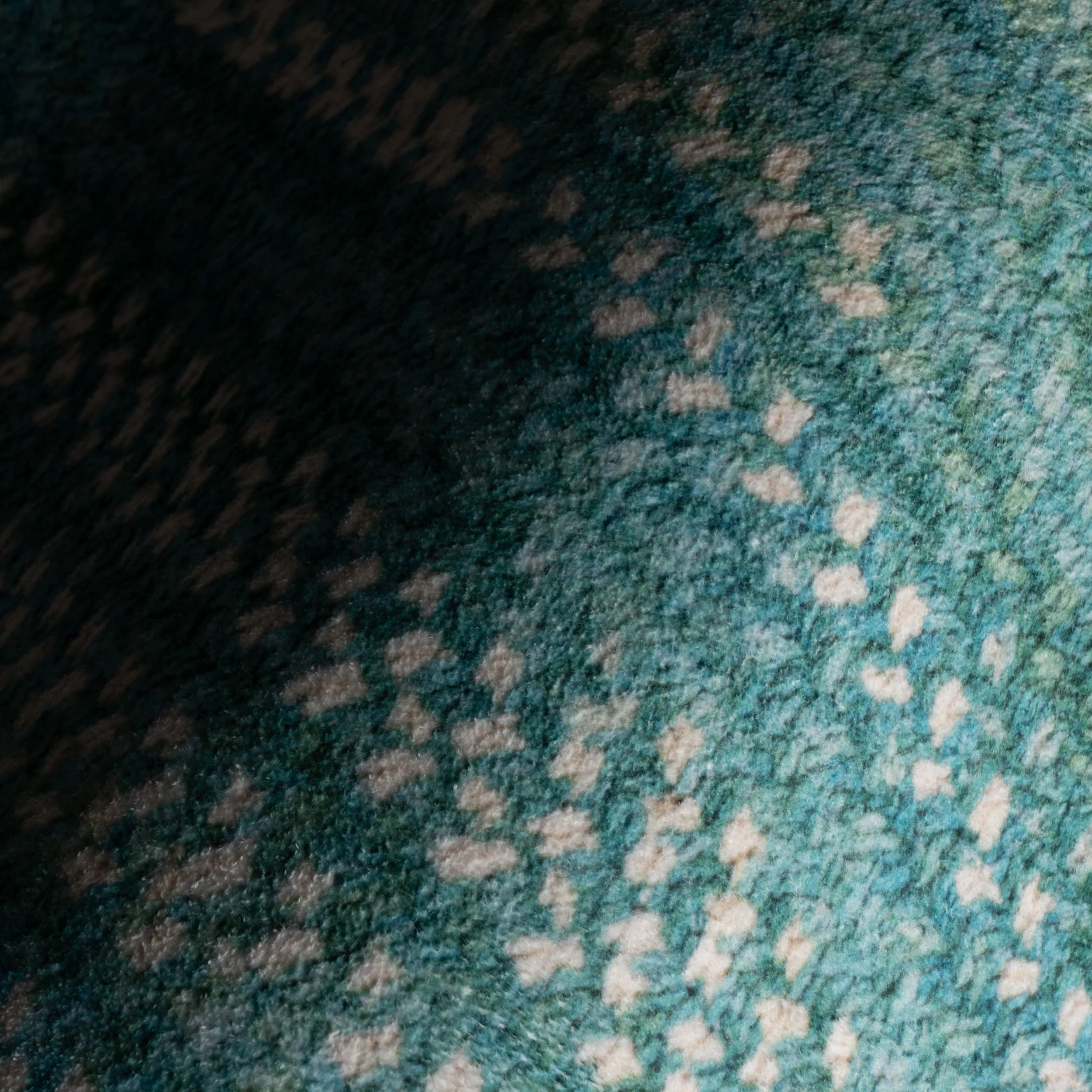 Ebonelle Bordered Bohemian Washable Rug | Teal - Image 3
