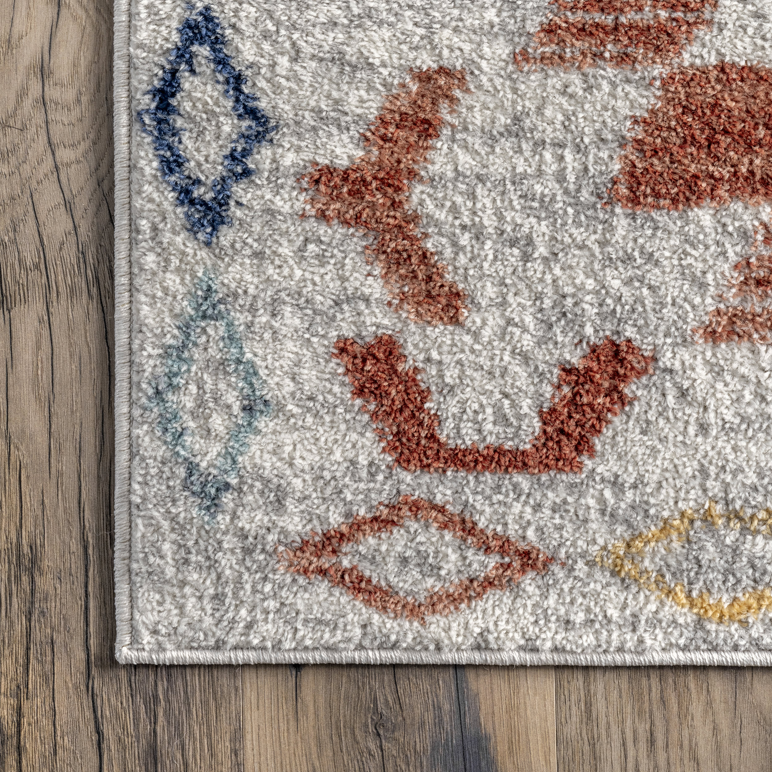 Eden Aztec Trellis Rug | Beige - Image 3