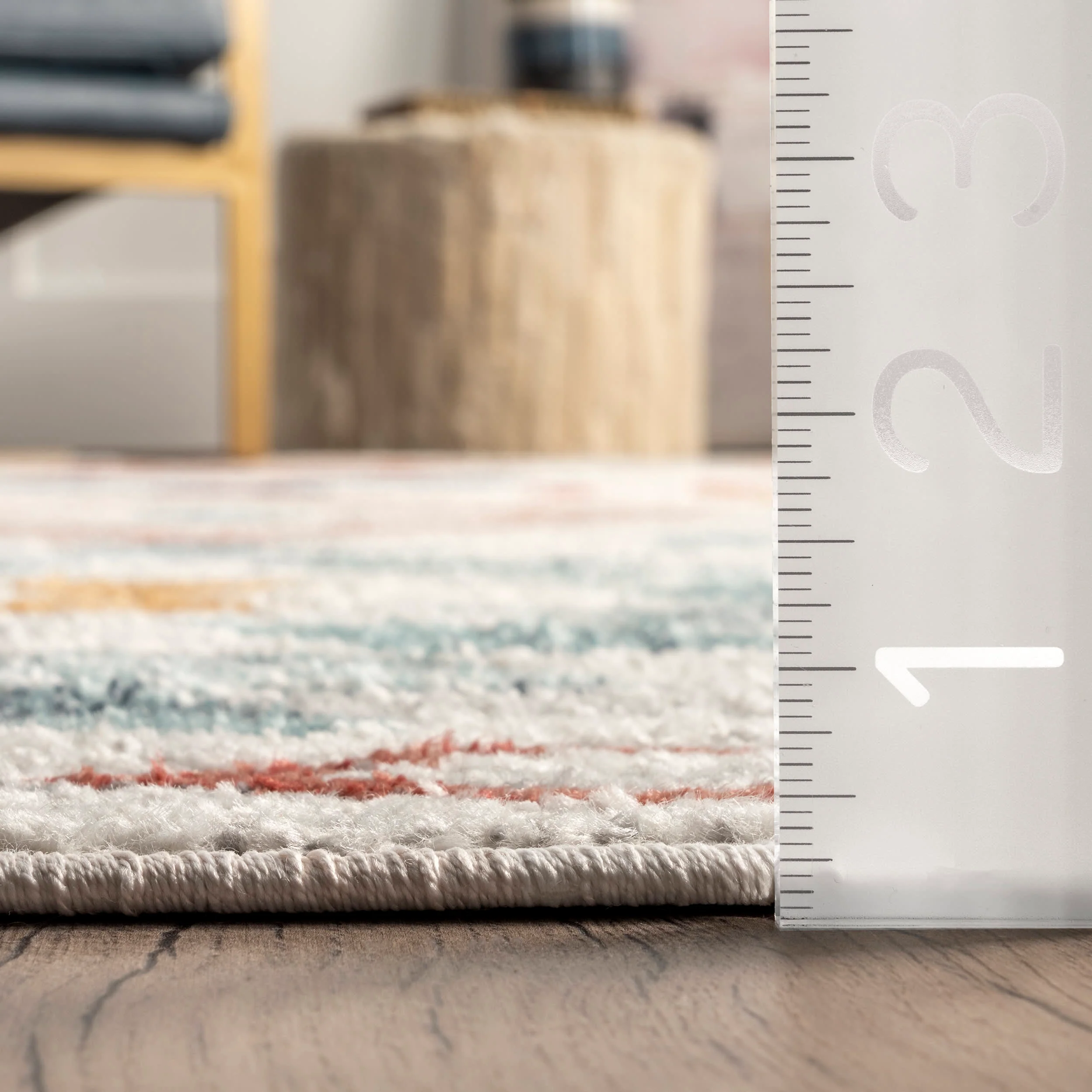 Eden Aztec Trellis Rug | Beige - Image 5