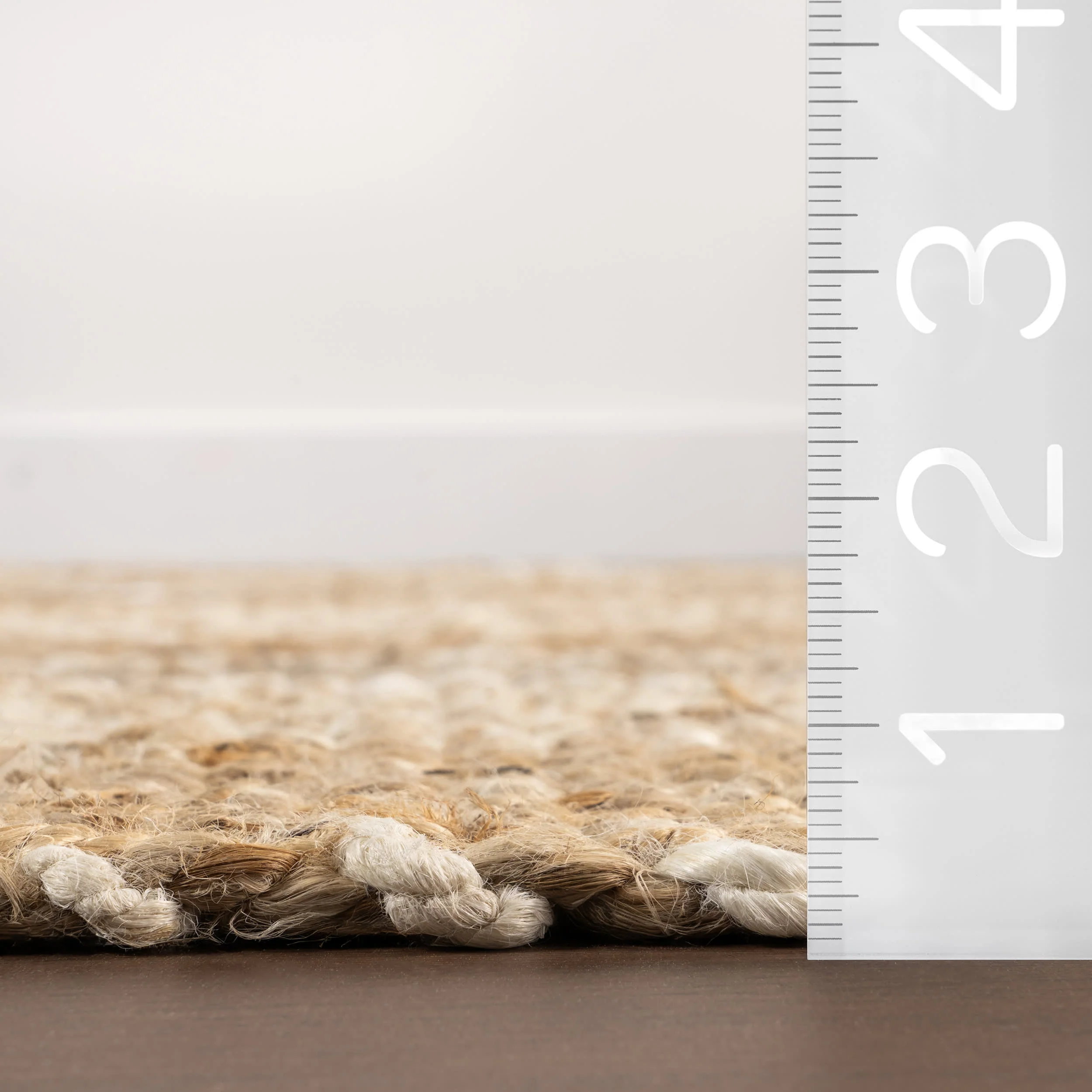 Edie Handwoven Striped Jute Rug | Ivory - Image 5
