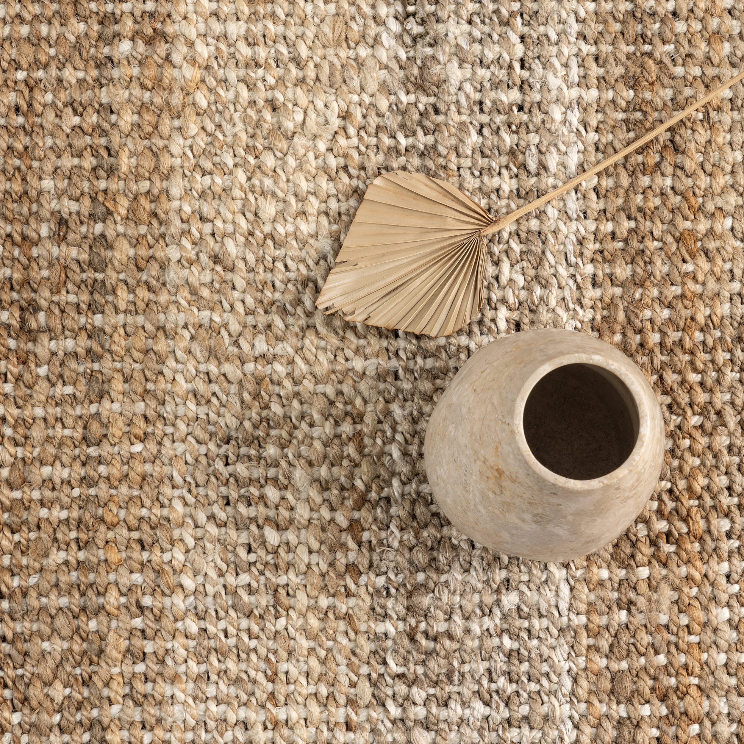Edie Handwoven Striped Jute Rug | Ivory - Image 7