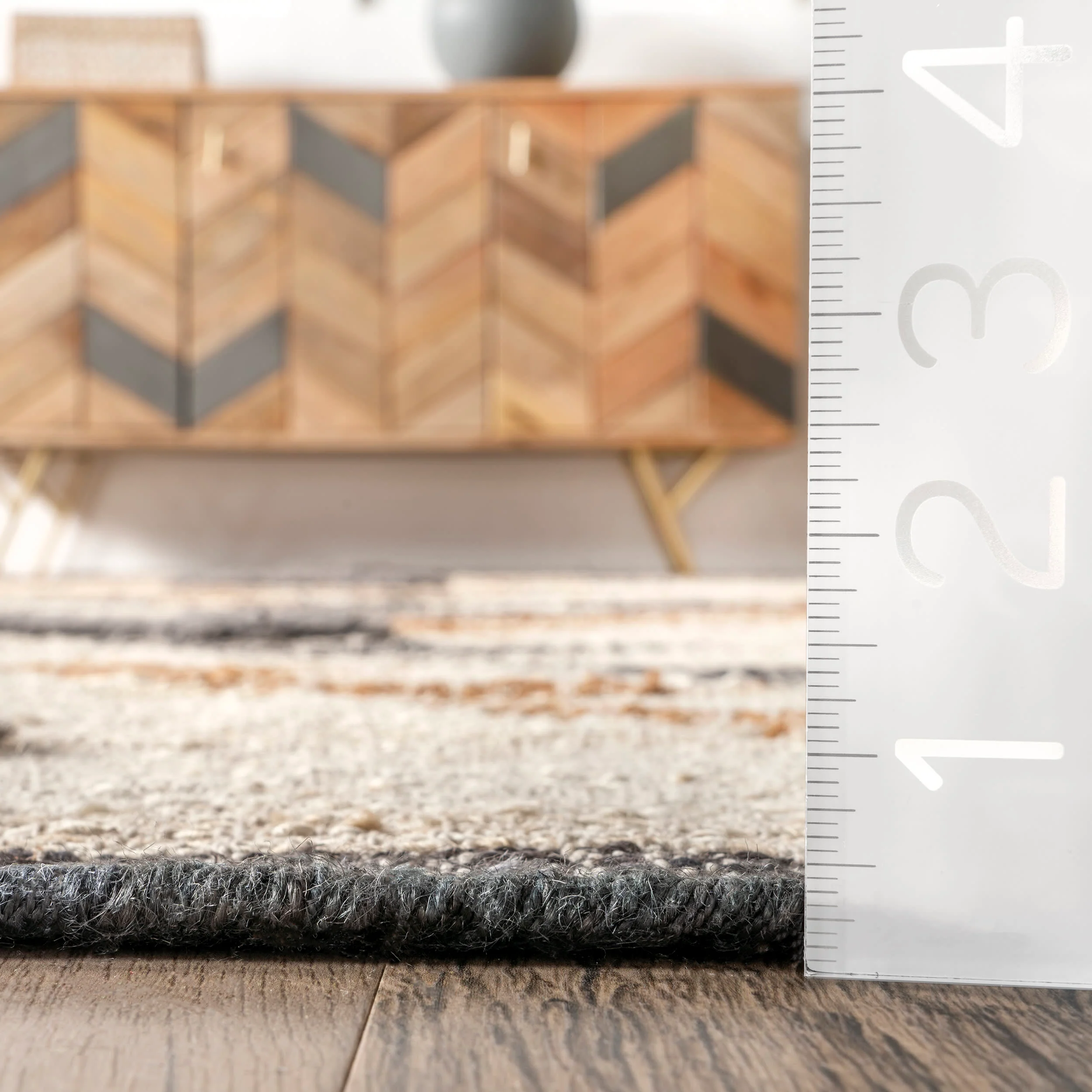 Edina Southwestern Valley Peaks Rug | Natural - Image 5