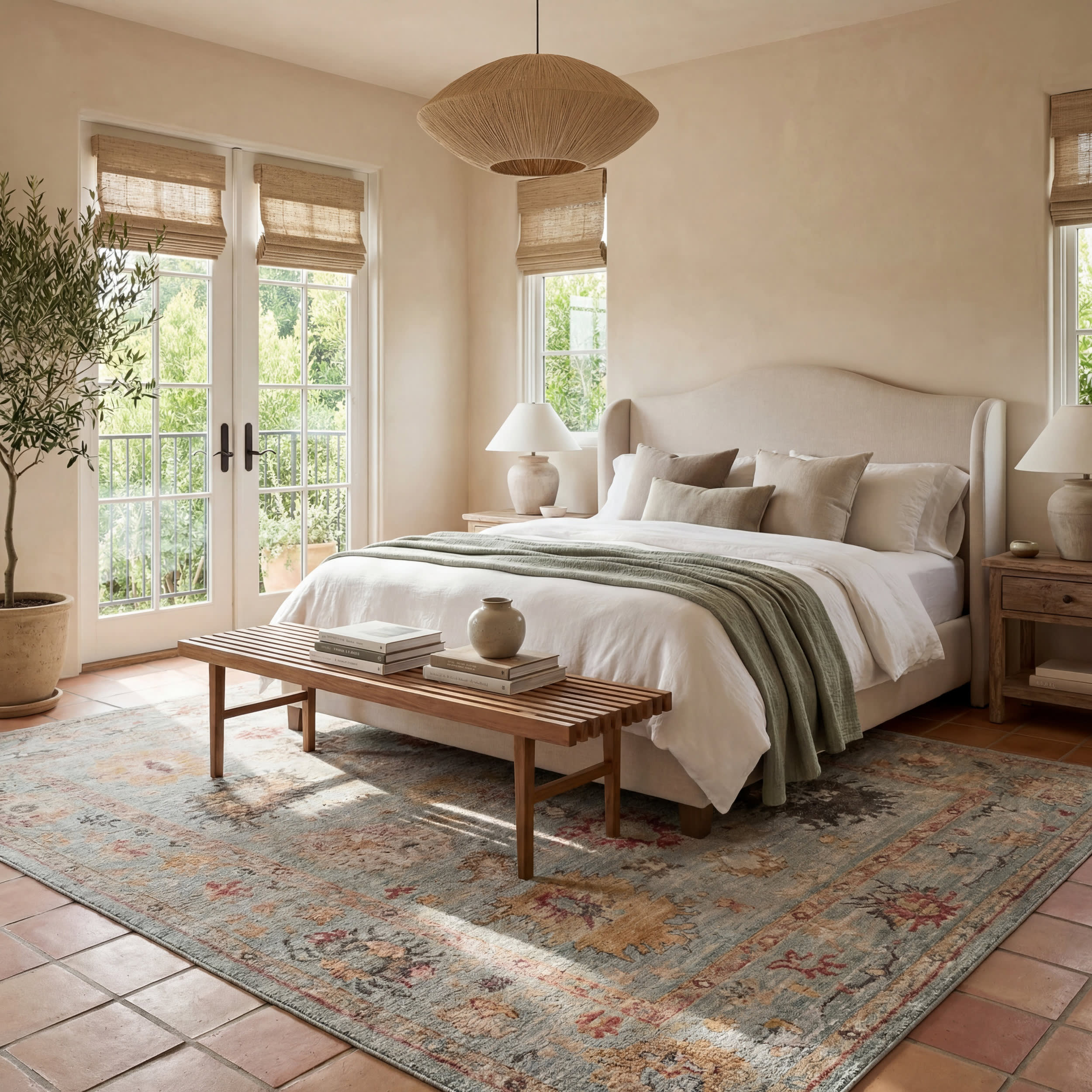 Eira Hand Tufted Wool-Blend Rug | Multicolor - Image 10