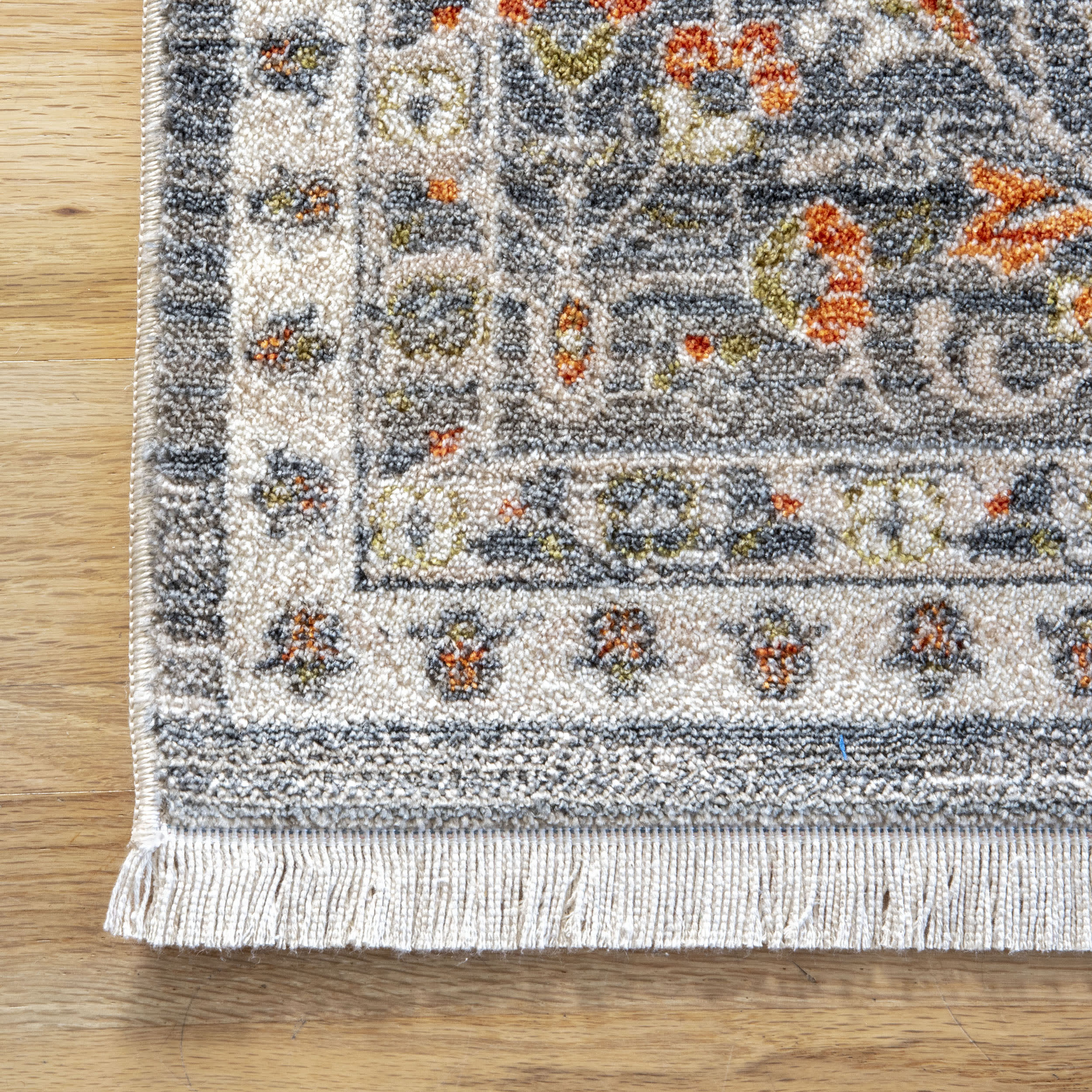 Elegant Blossom Rug | Grey - Image 3