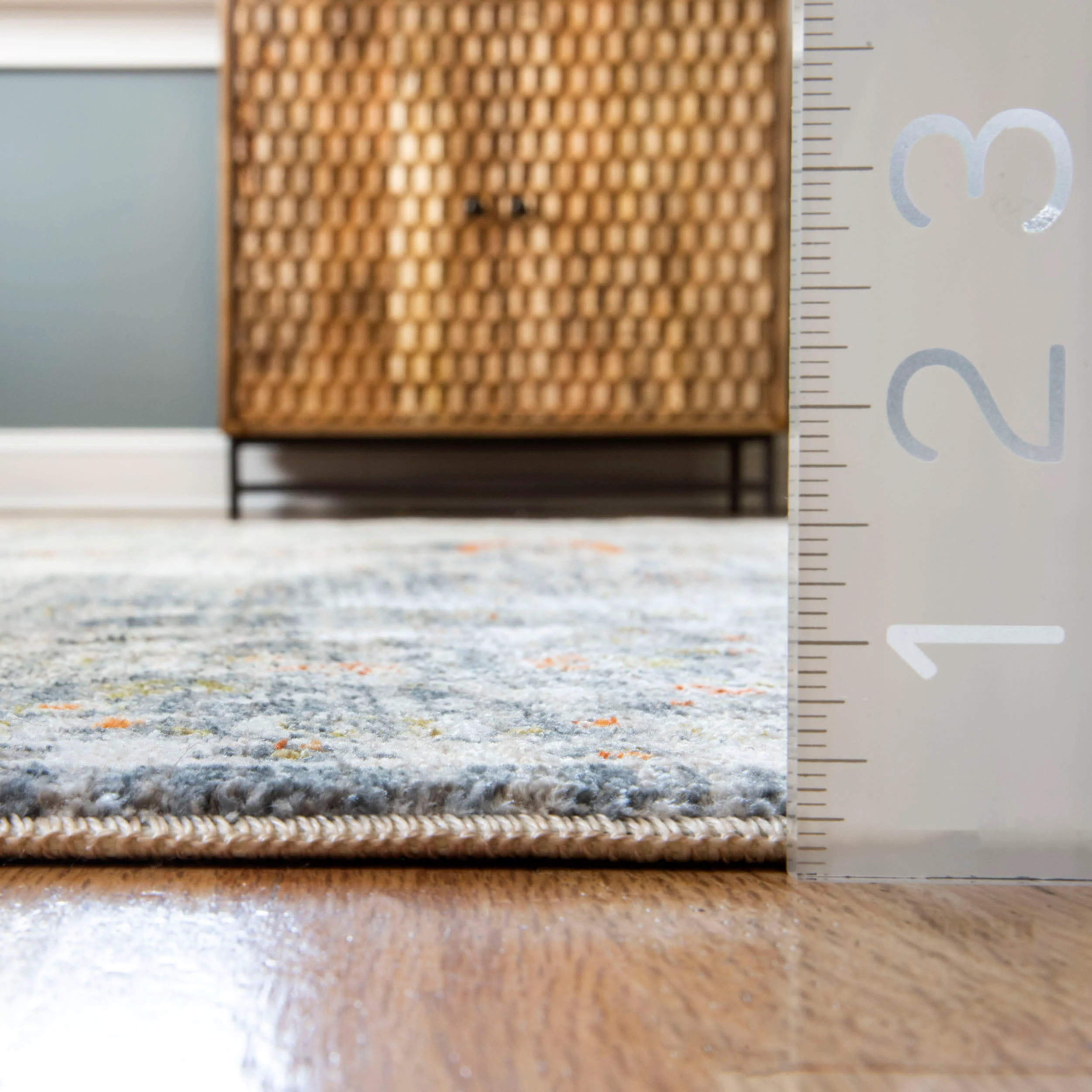 Elegant Blossom Rug | Grey - Image 5