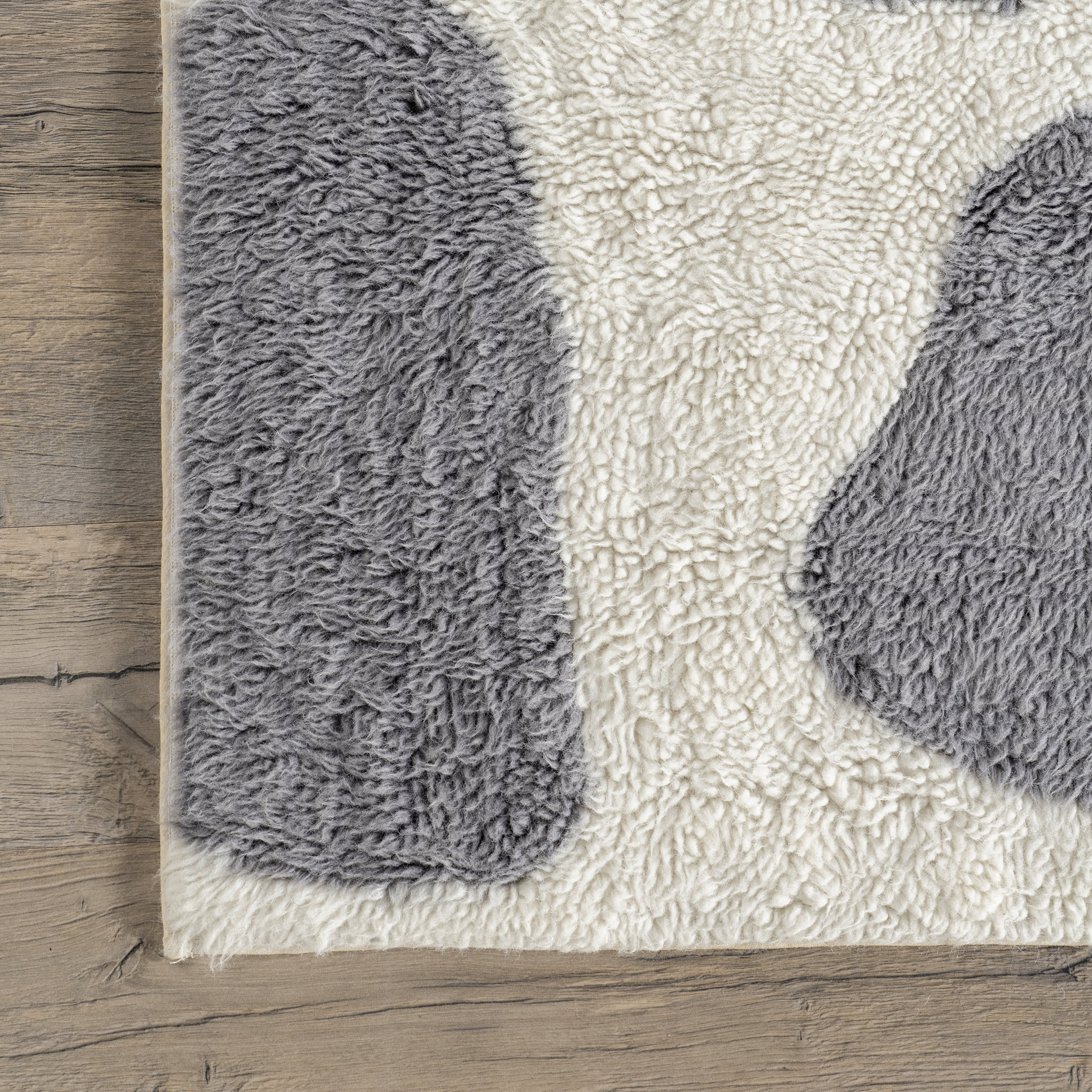 Elena Wool Animal Washable Rug | Grey - Image 3