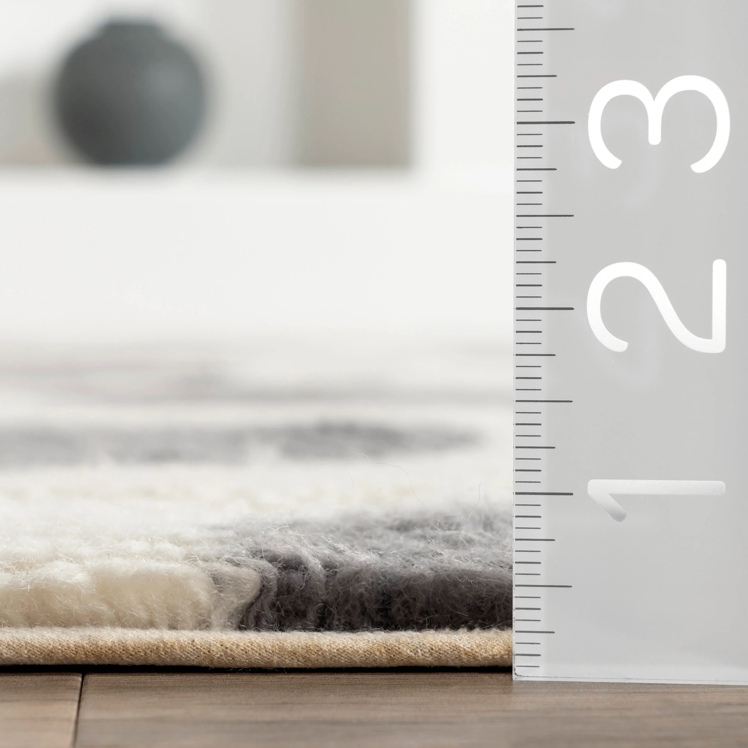 Elena Wool Animal Washable Rug | Grey - Image 5