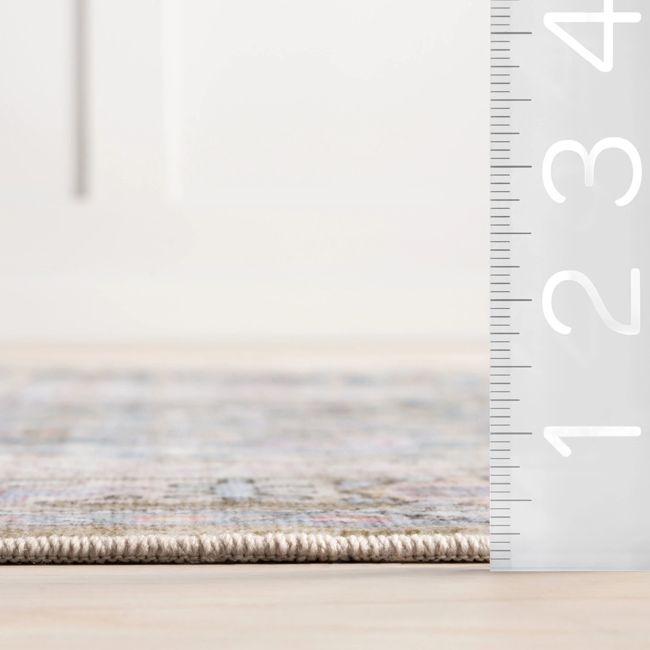 Elia Medallion Washable Rug | Teal - Image 6