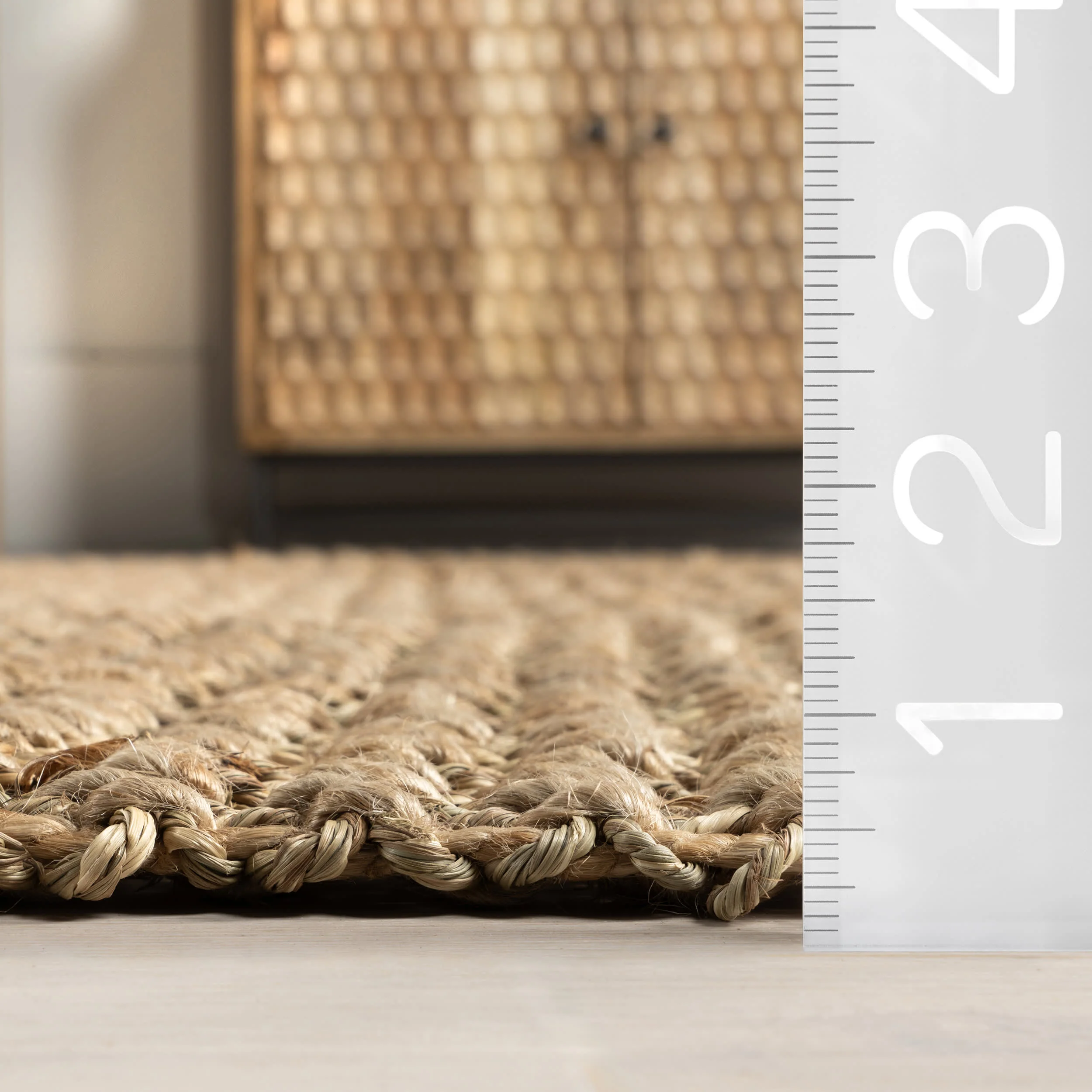 Eliana Rustic Jute-Blend Rug | Natural - Image 5