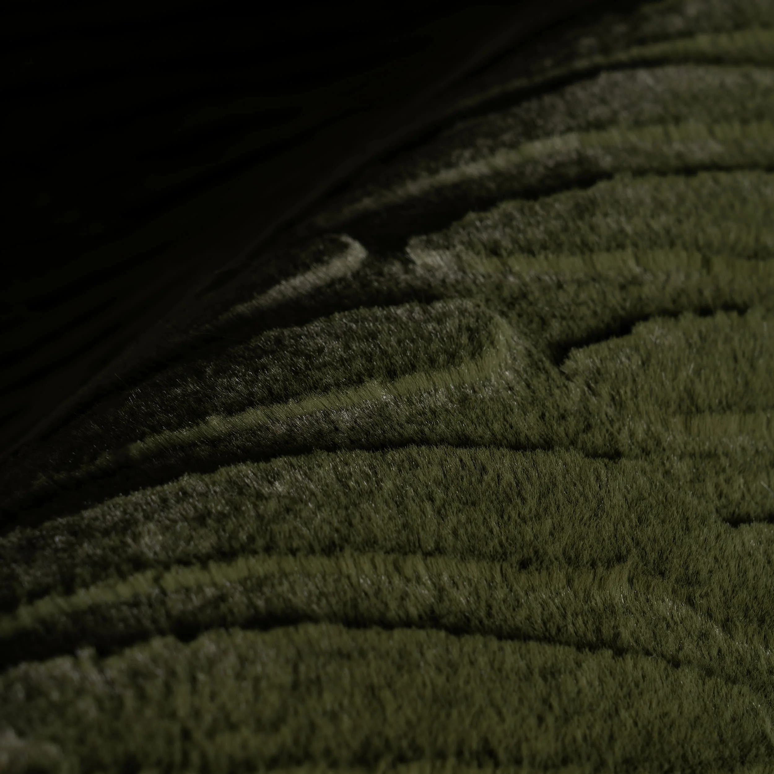 Elisk Solid Cloud Washable Rug | Green - Image 3