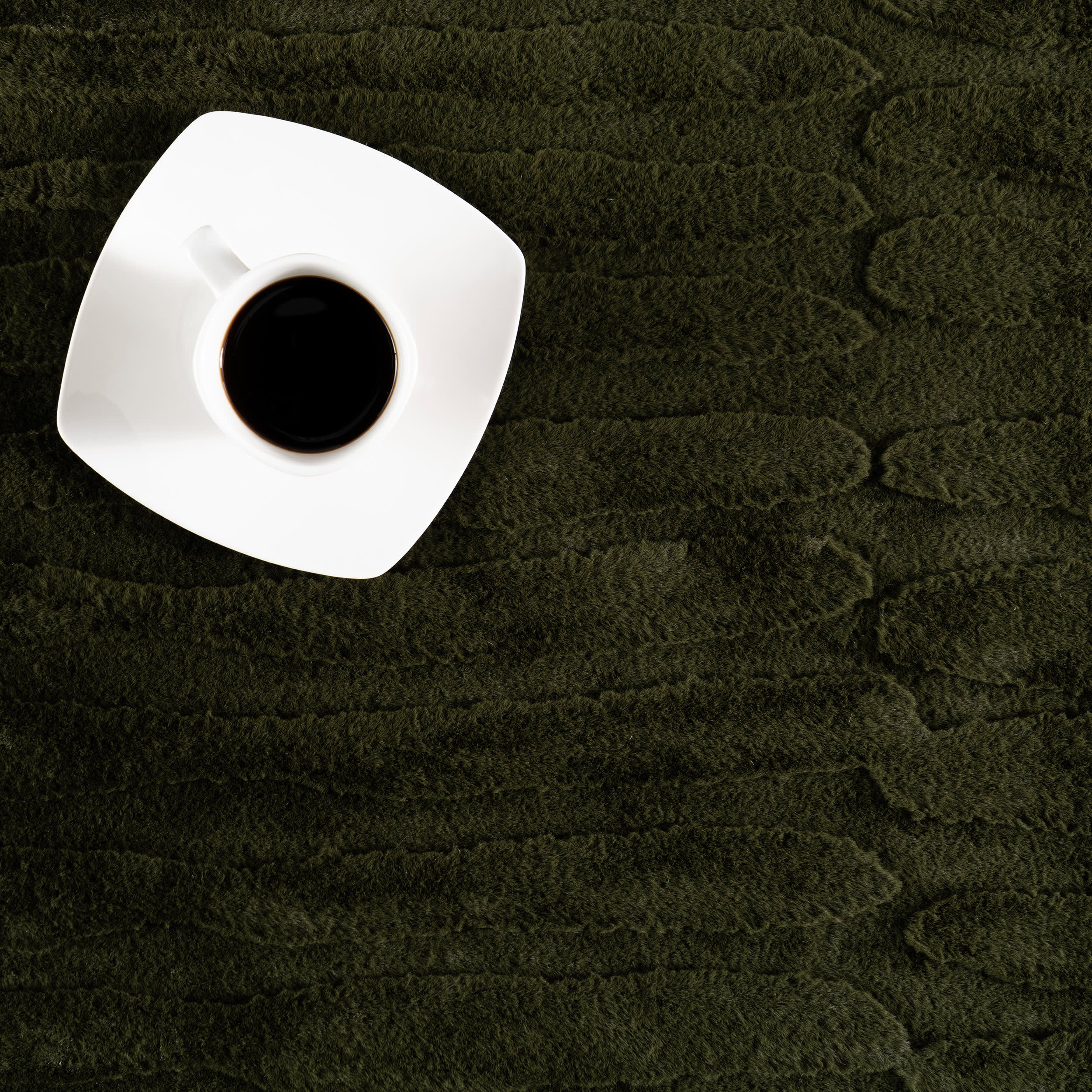 Elisk Solid Cloud Washable Rug | Green - Image 9
