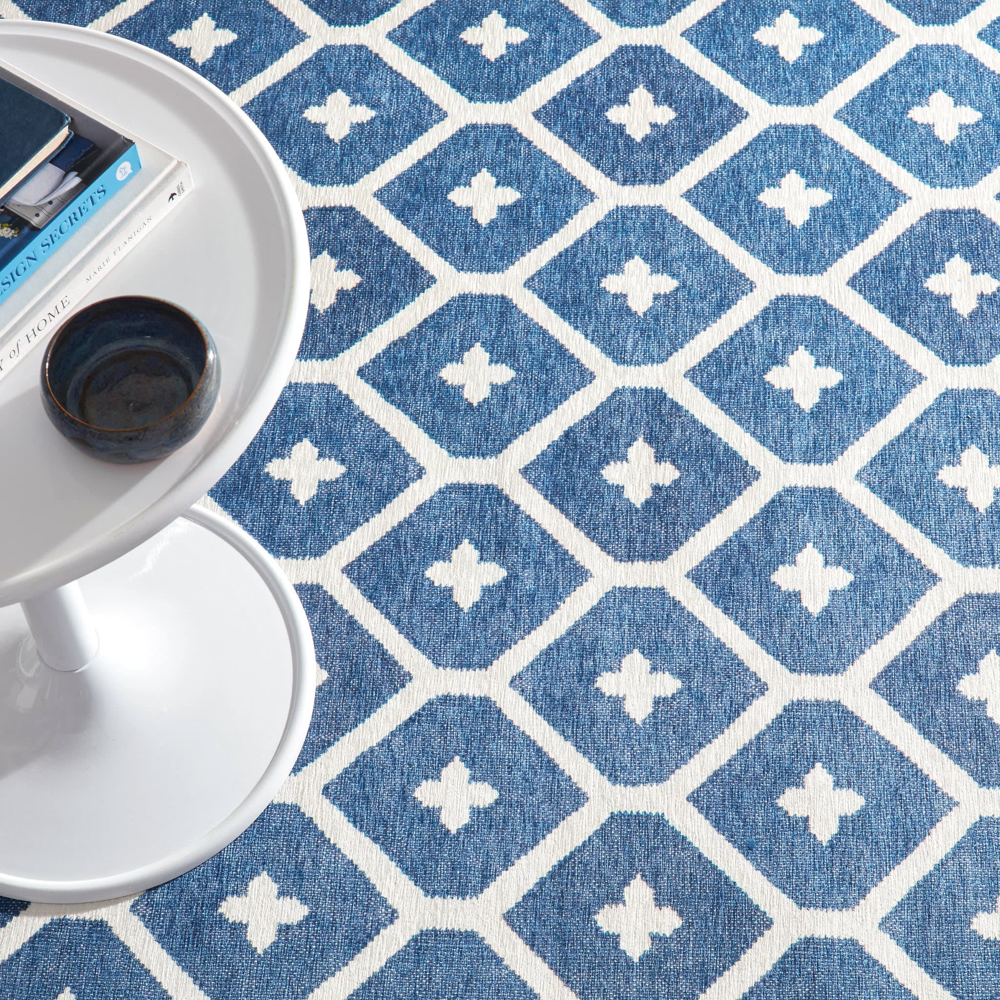 Elizabeth Machine Washable Rug by Bunny Williams | Navy - Image 3