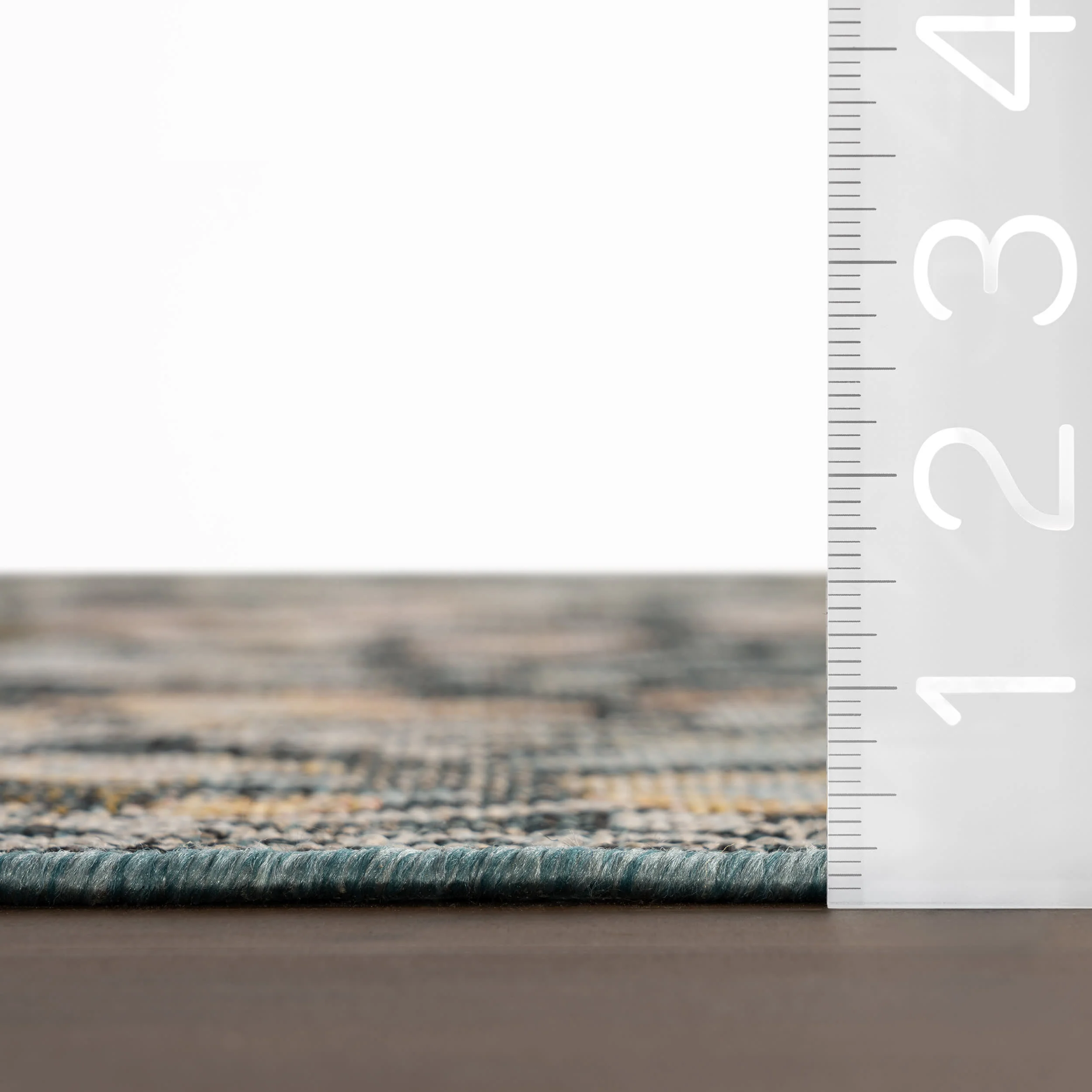 Elizaya Transitional Floral Indoor/Outdoor Rug | Blue - Image 6