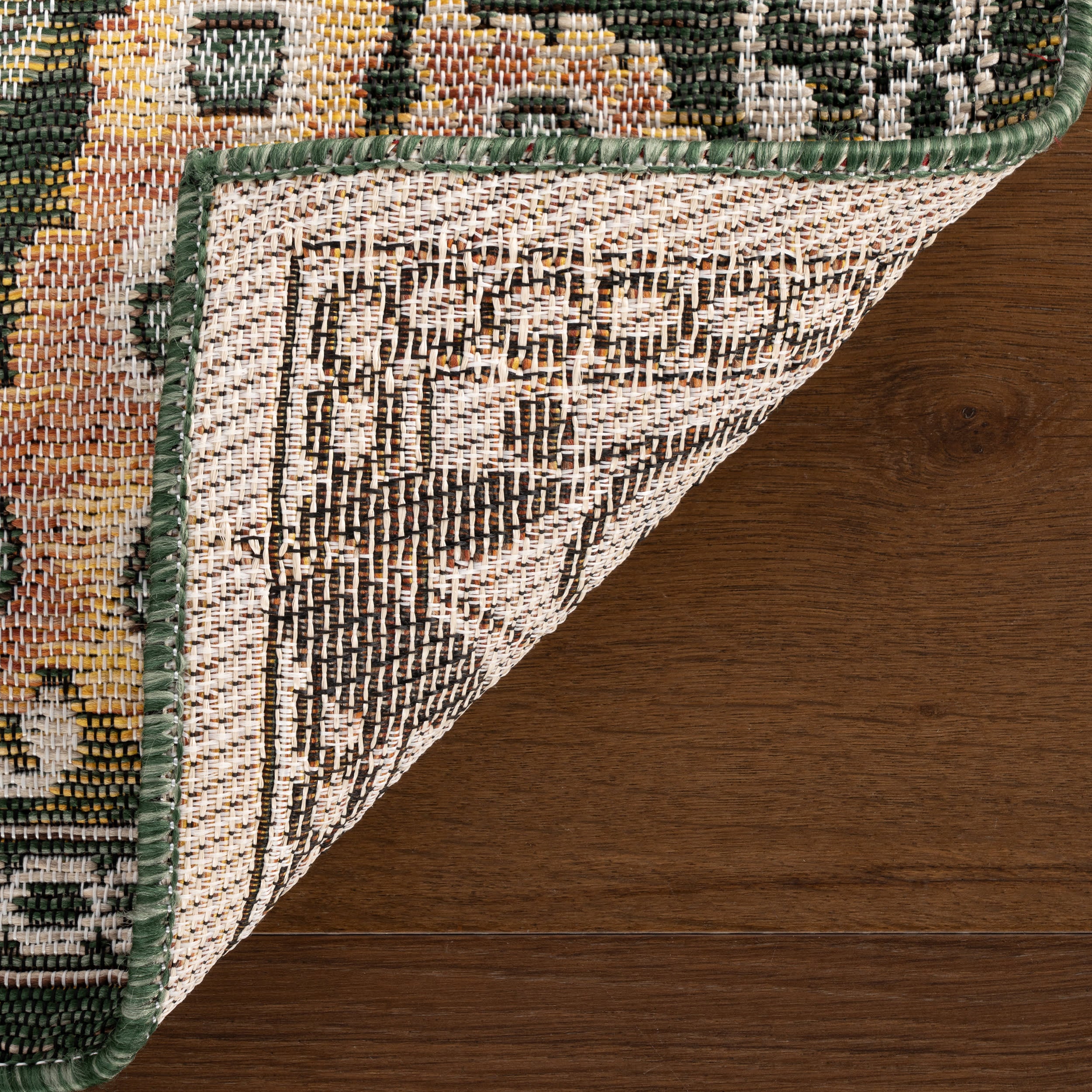 Elizaya Transitional Floral Indoor/Outdoor Rug | Green - Image 8