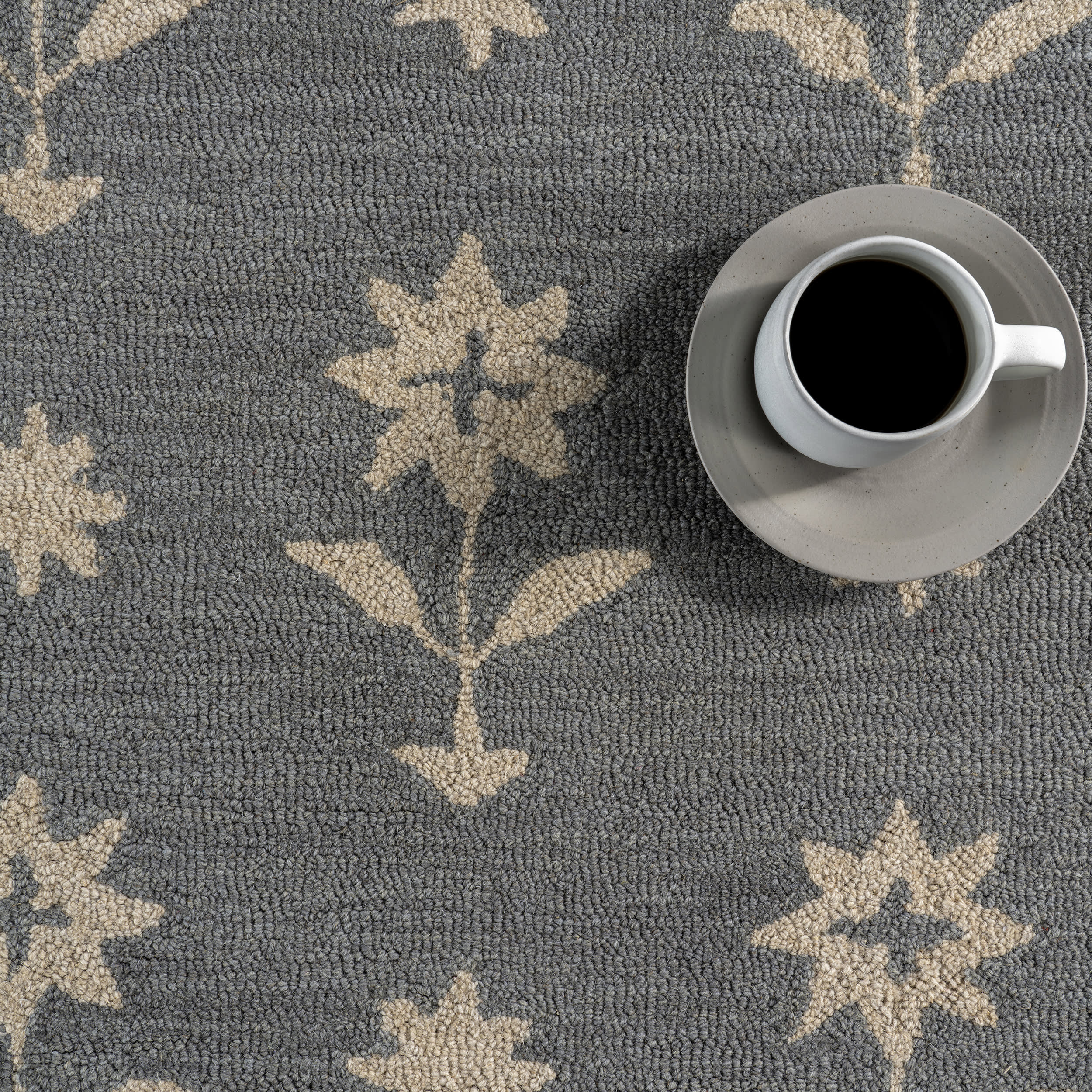 Ella Wool Rug | Blue Grey - Image 7