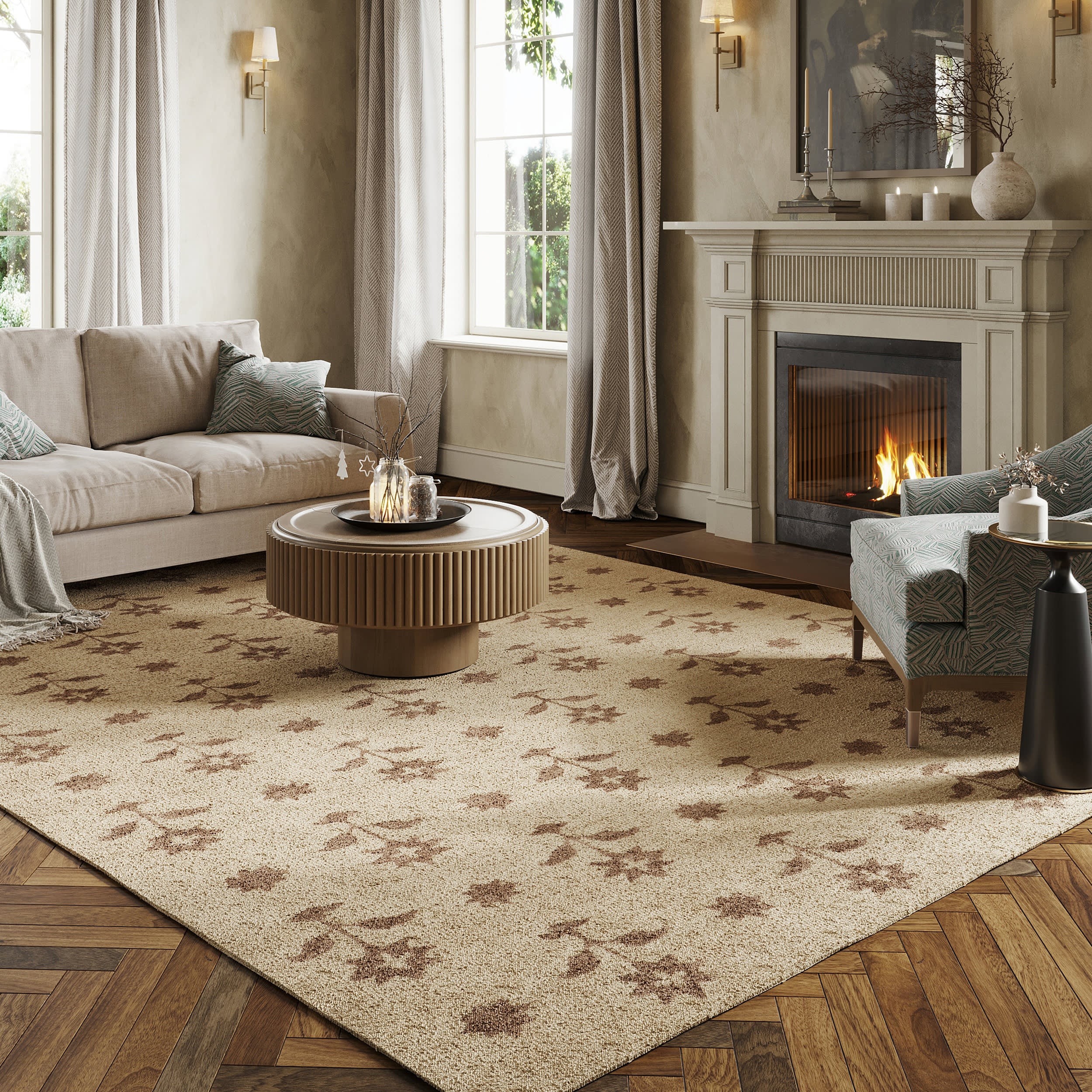 Ella Wool Rug | Sand - Image 2