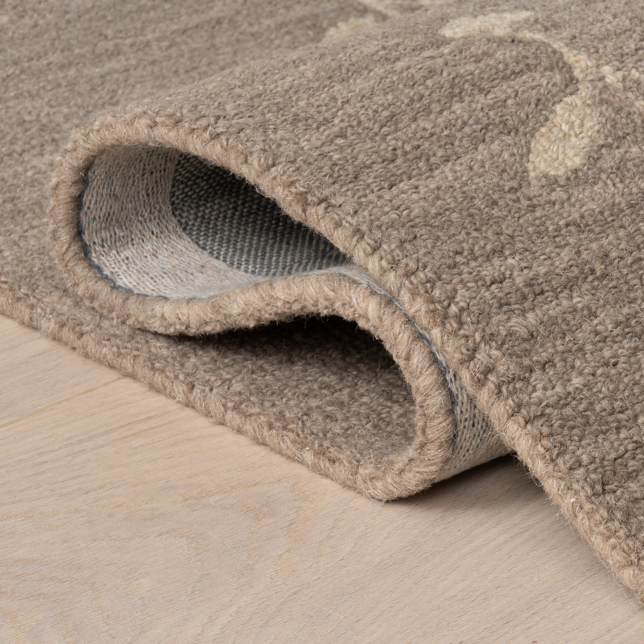 Ella Wool Rug | Taupe - Image 11
