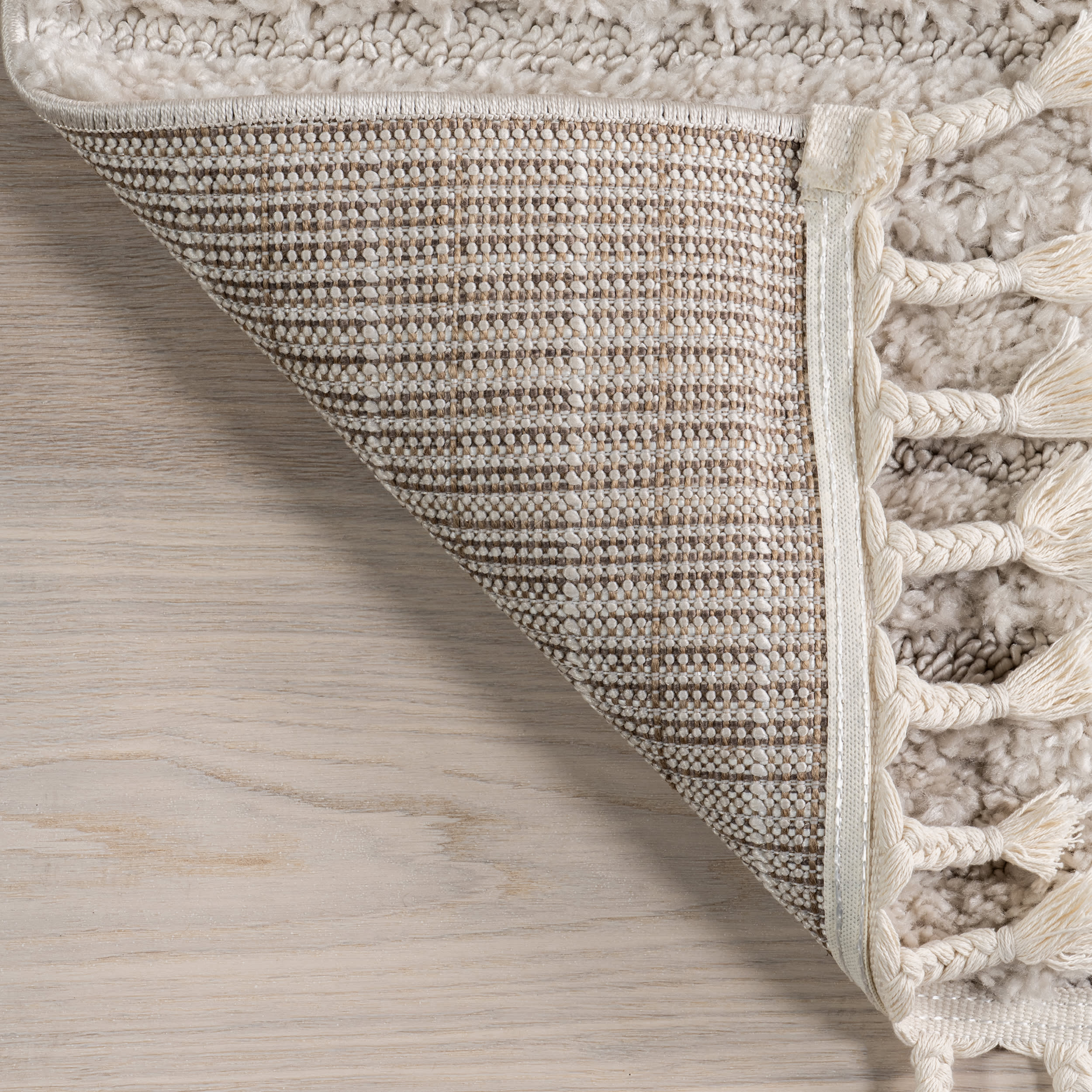 Ellie Traverse Shag Rug | Beige - Image 6