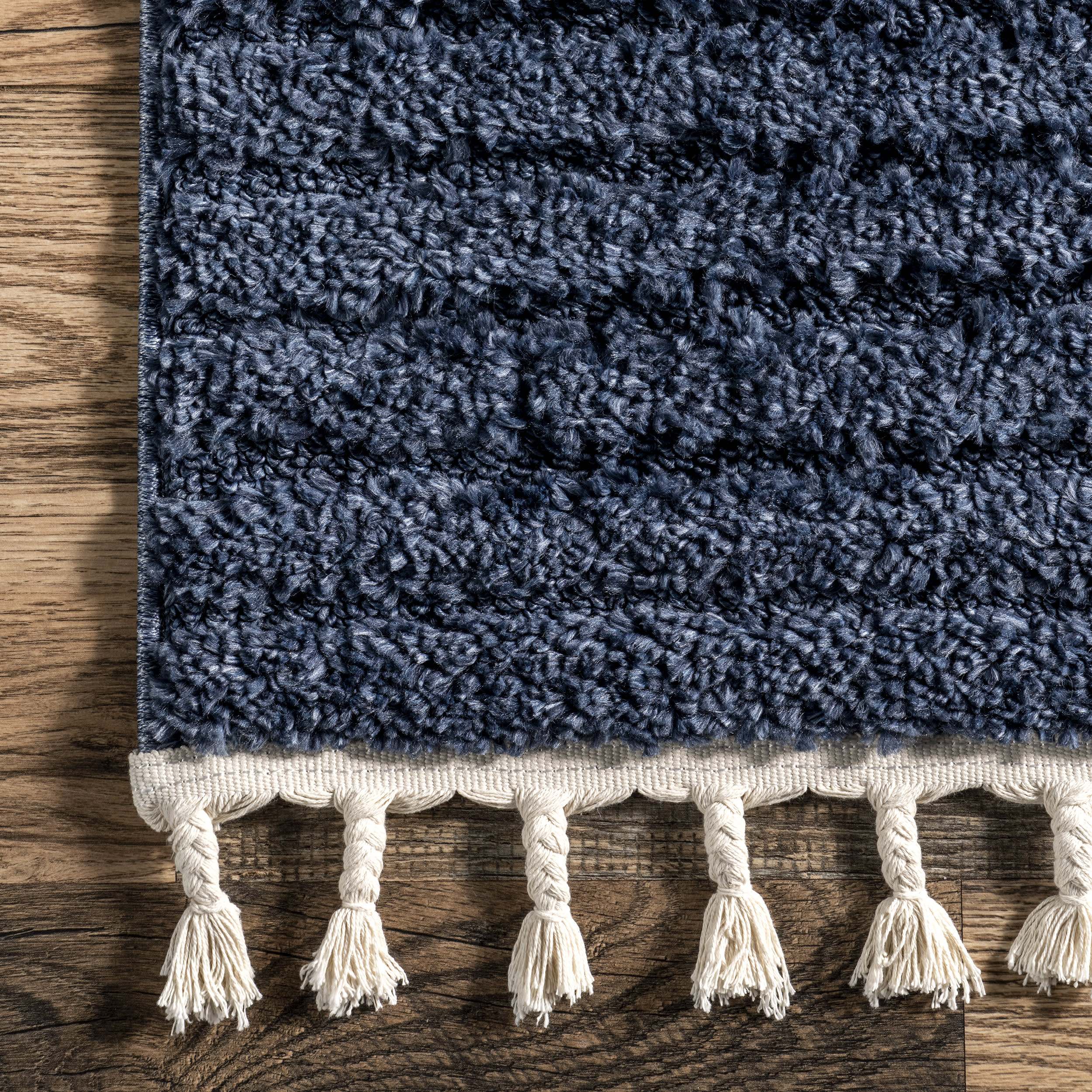 Ellie Traverse Shag Rug | Blue - Image 3