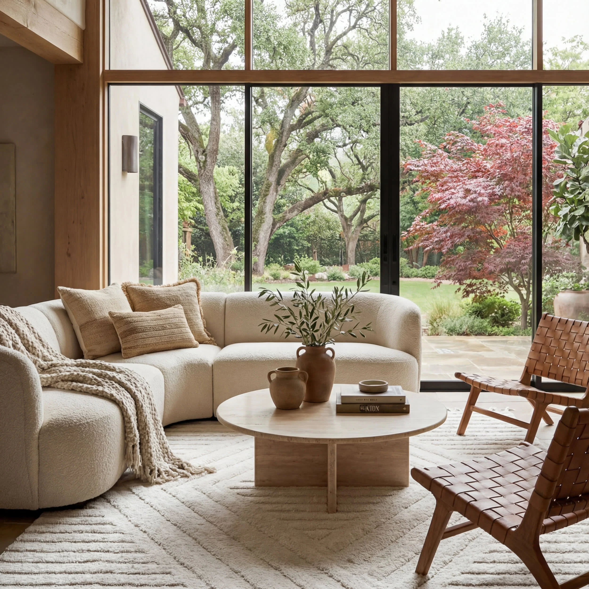Ellie Traverse Shag Rug | Ivory - Image 2