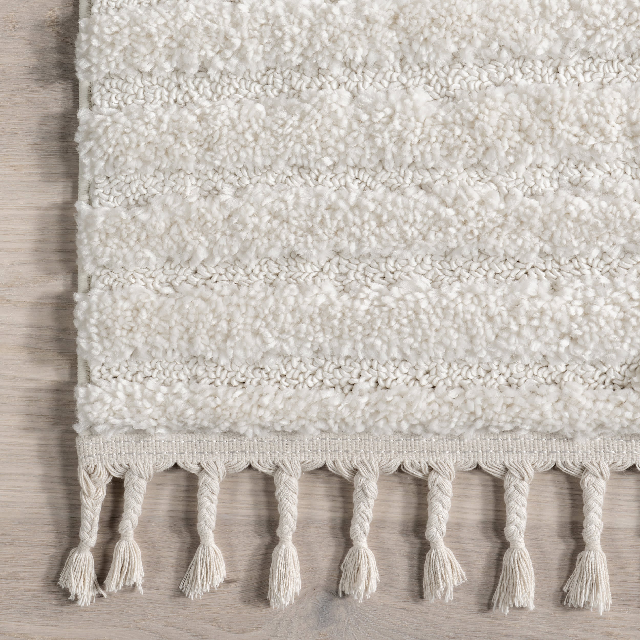 Ellie Traverse Shag Rug | Ivory - Image 3
