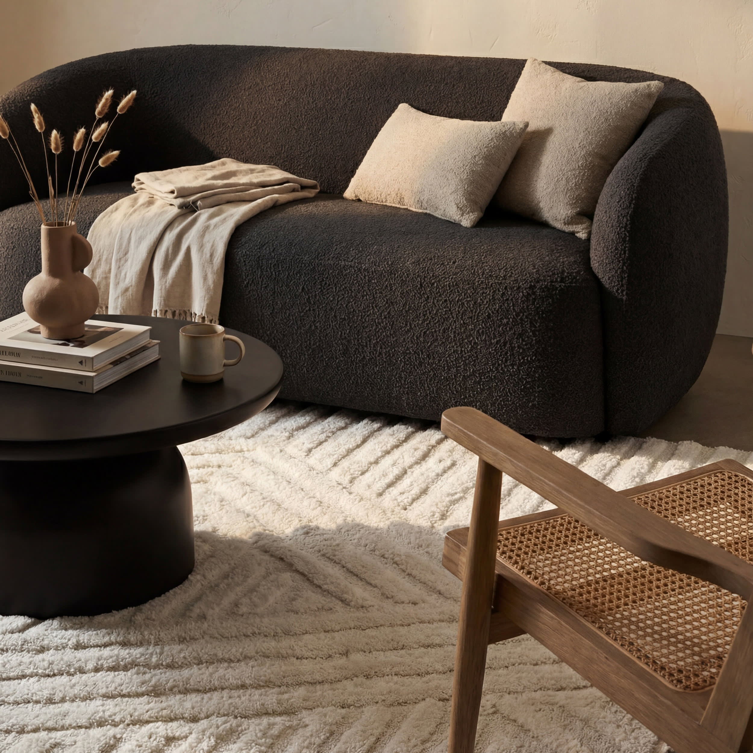 Ellie Traverse Shag Rug | Ivory - Image 4