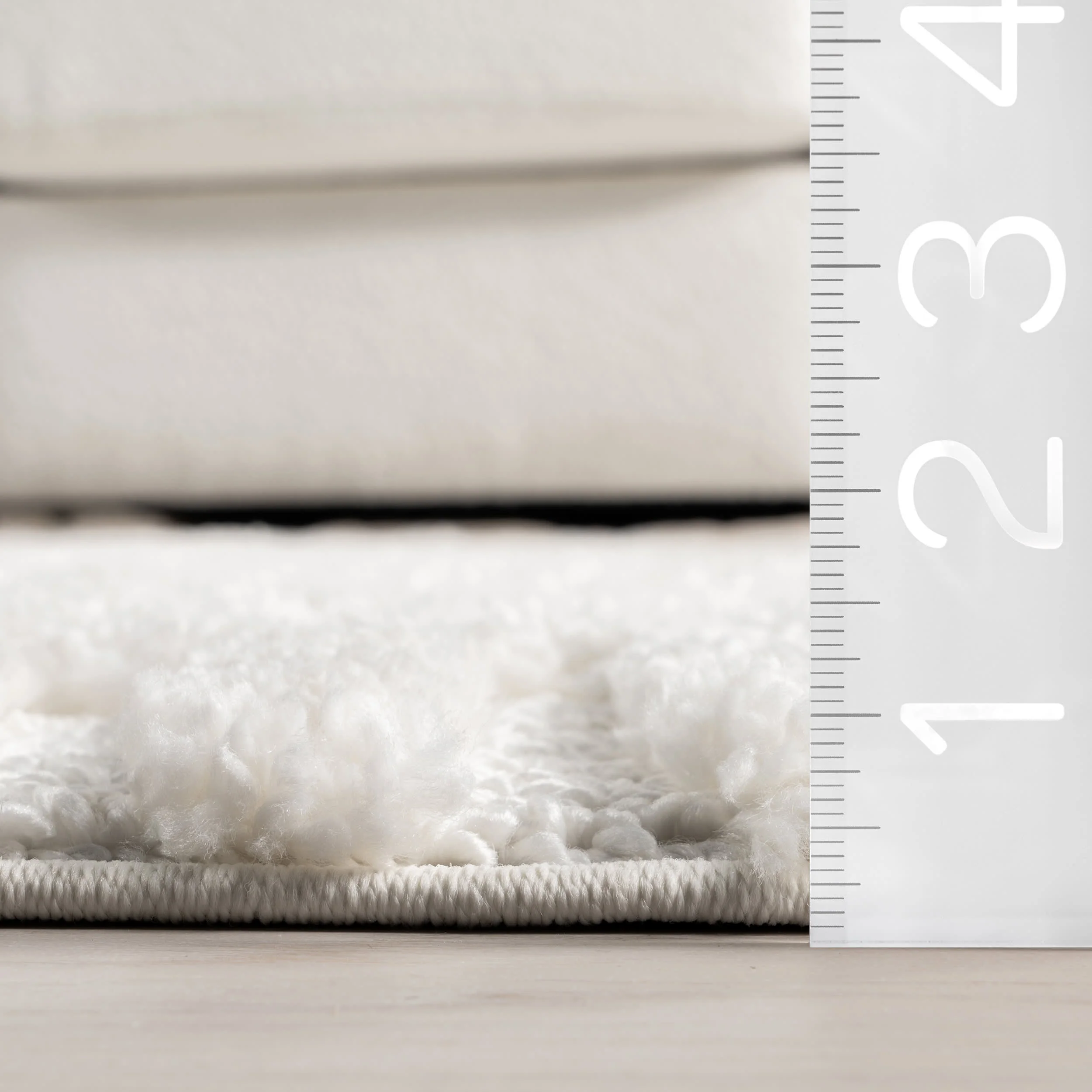 Ellie Traverse Shag Rug | Ivory - Image 5