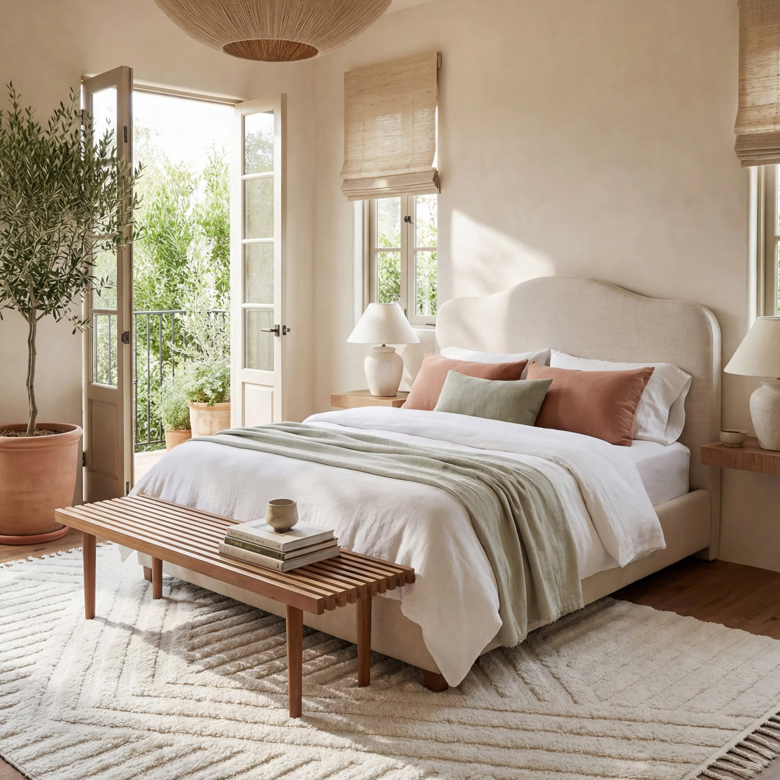 Ellie Traverse Shag Rug | Ivory - Image 8