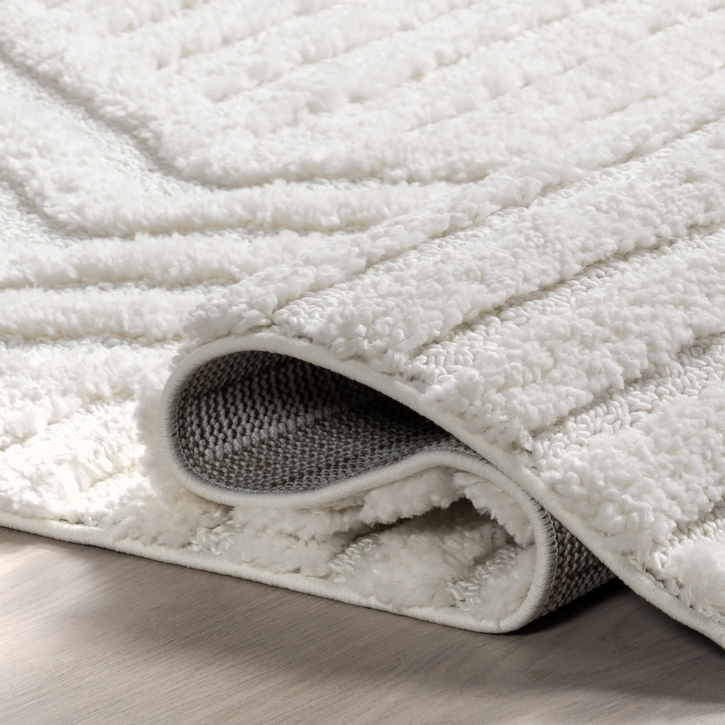 Ellie Traverse Shag Rug | Ivory - Image 9