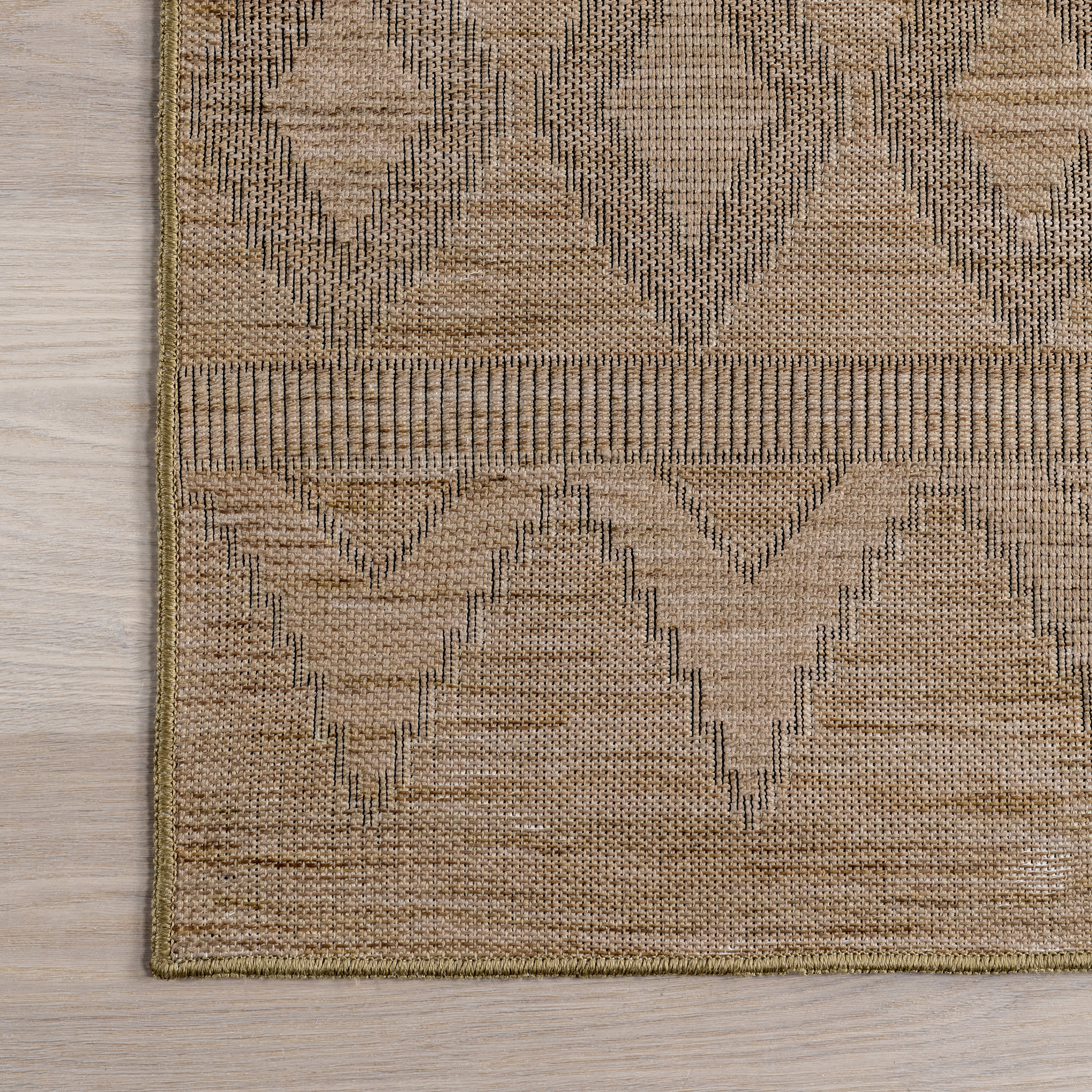 Ellinor Geometric Washable Rug | Sand - Image 3