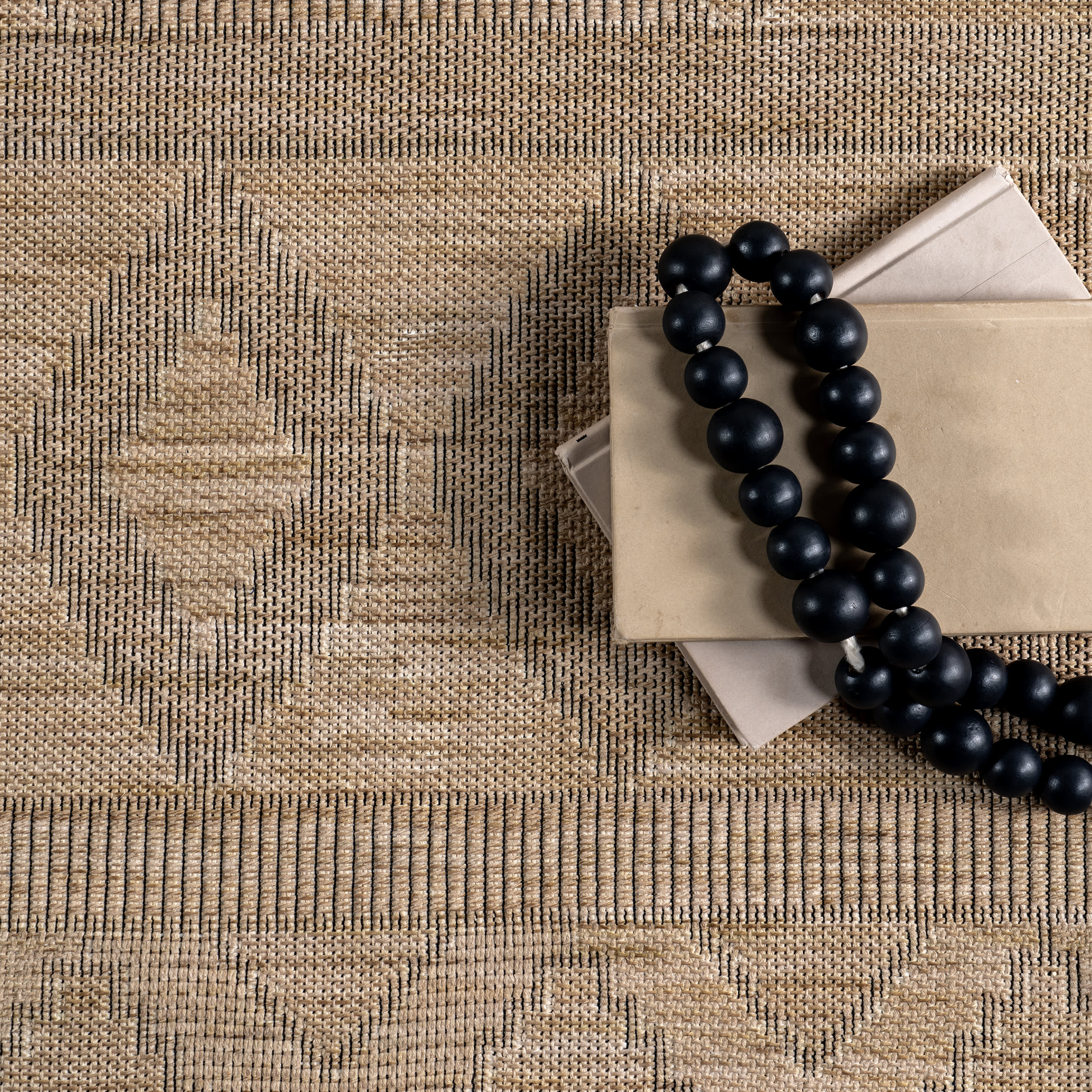 Ellinor Geometric Washable Rug | Sand - Image 7