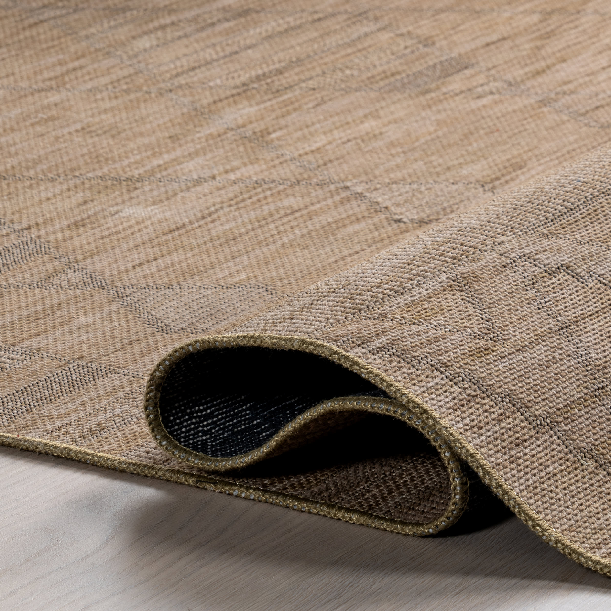 Ellinor Geometric Washable Rug | Sand - Image 8