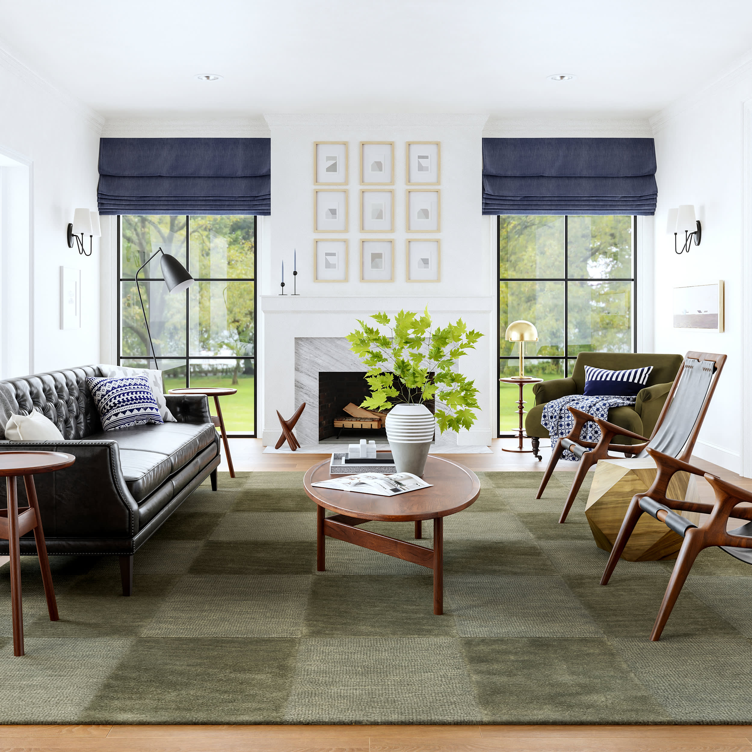 Elliot Wool Rug | Olive - Image 2