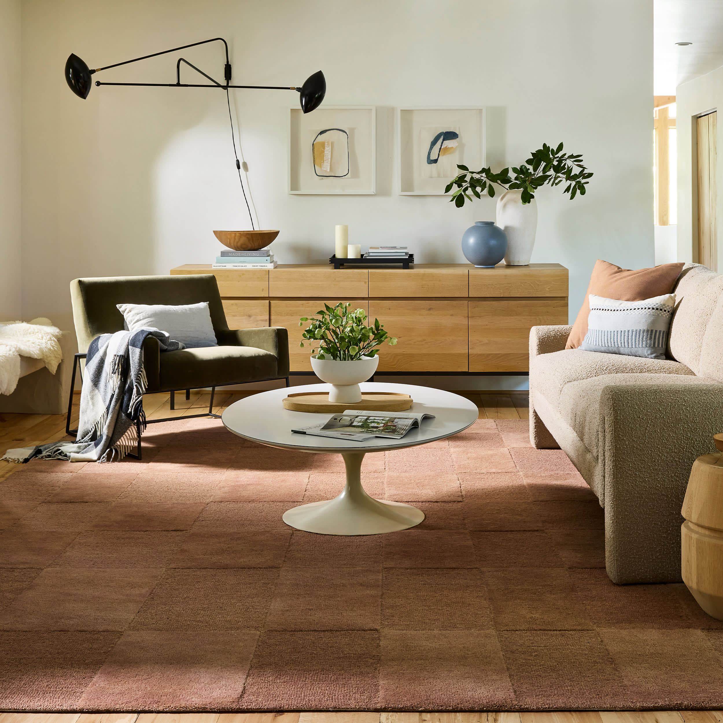 Elliot Wool Rug | Rust - Image 2