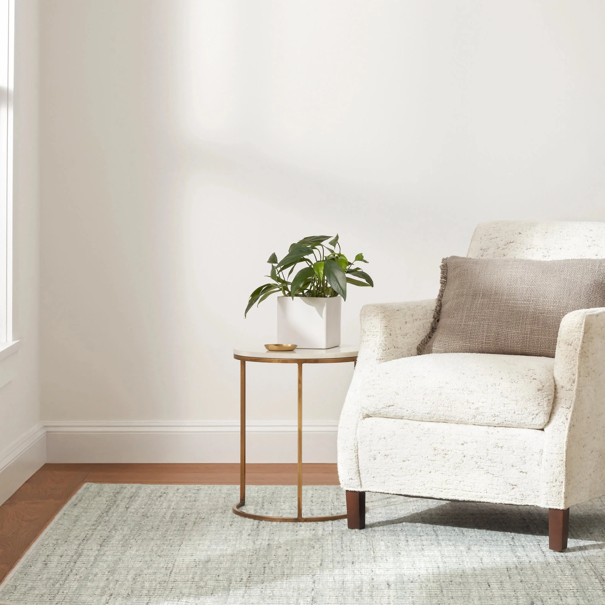 Ellis Woven Wool Custom Rug | Slate - Image 2