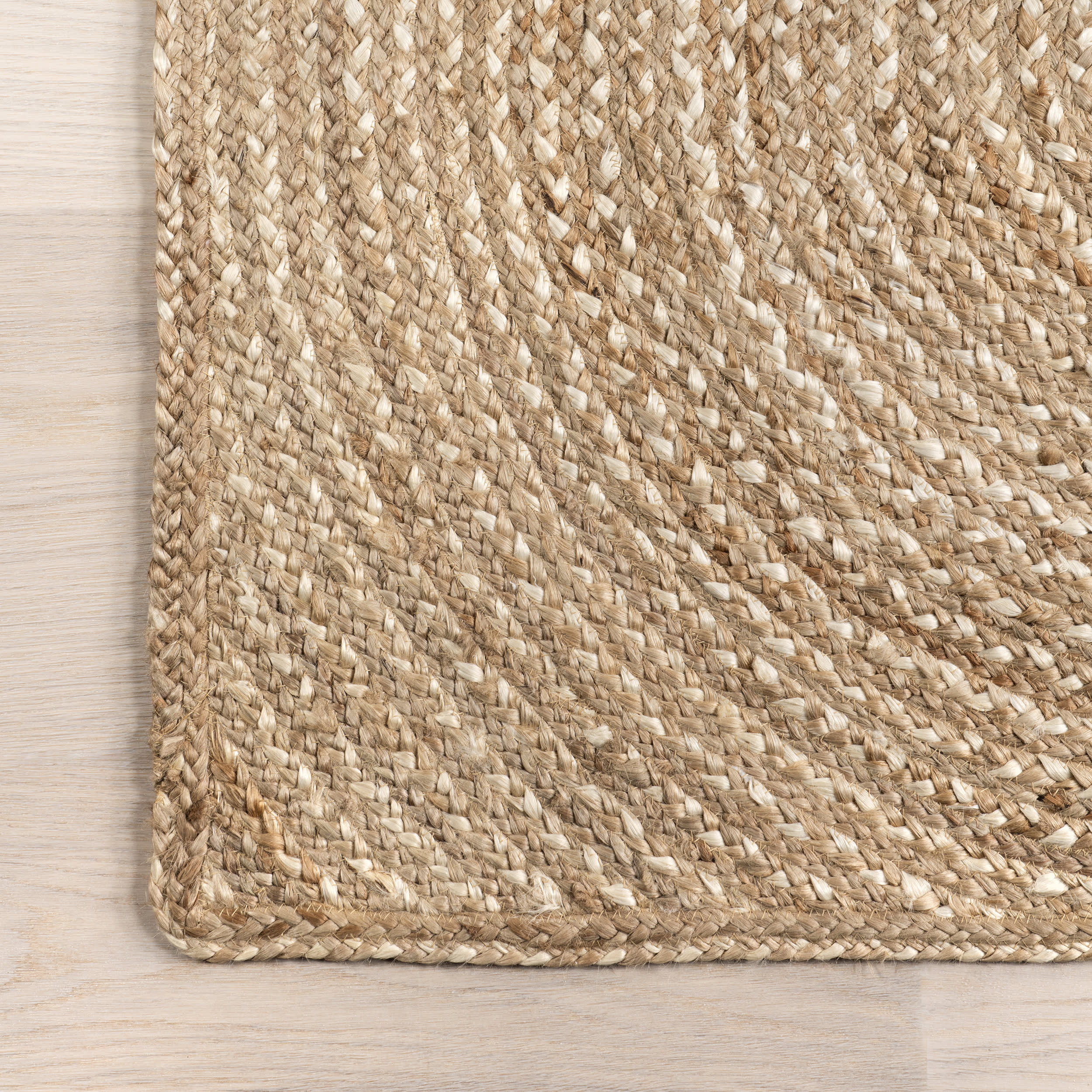 Elma Geometric Jute Rug | Natural - Image 3