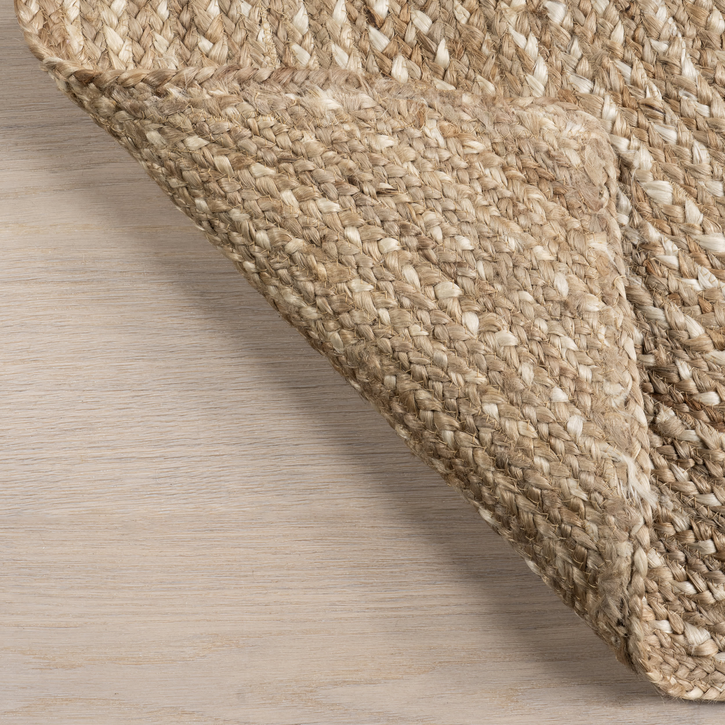 Elma Geometric Jute Rug | Natural - Image 6