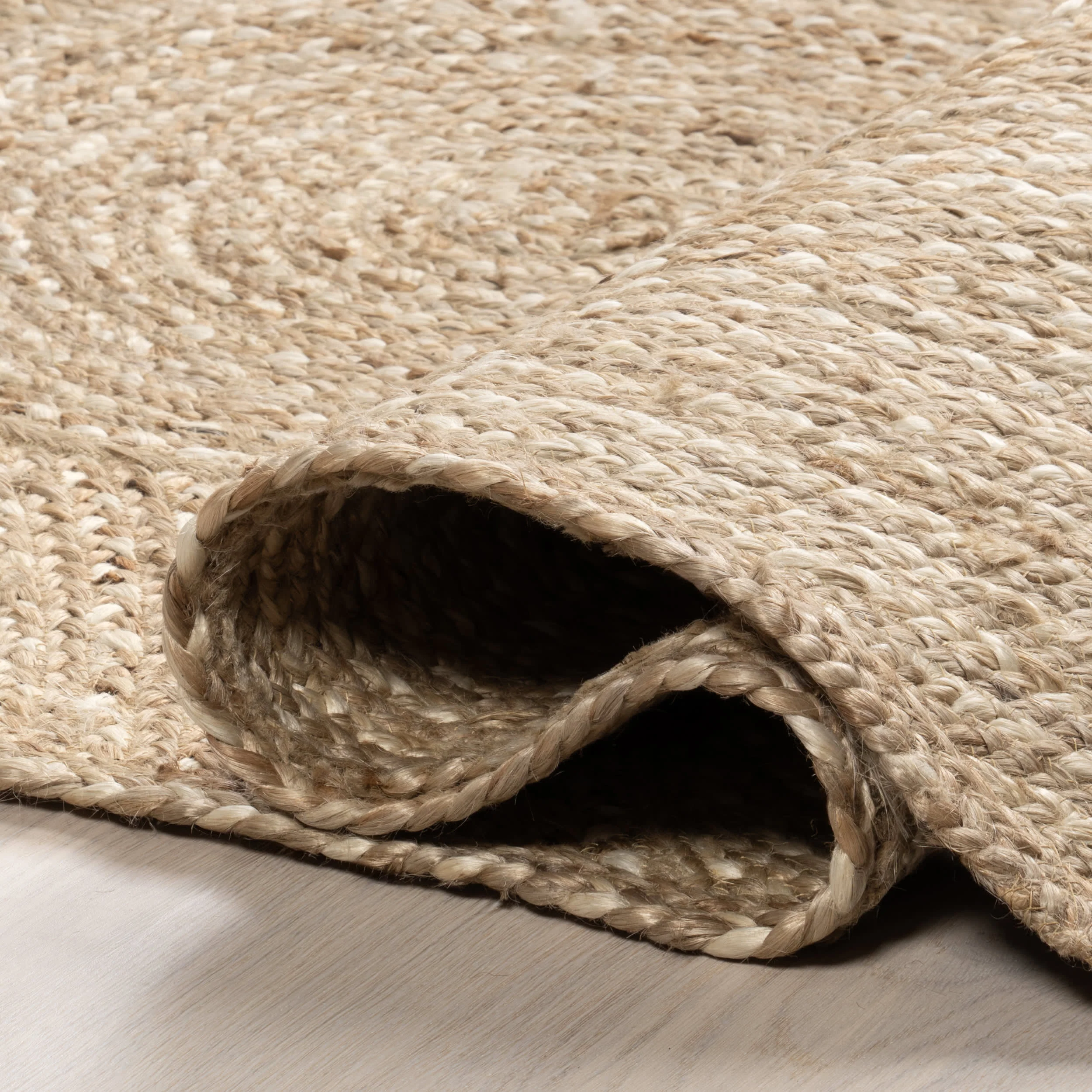 Elma Geometric Jute Rug | Natural - Image 8