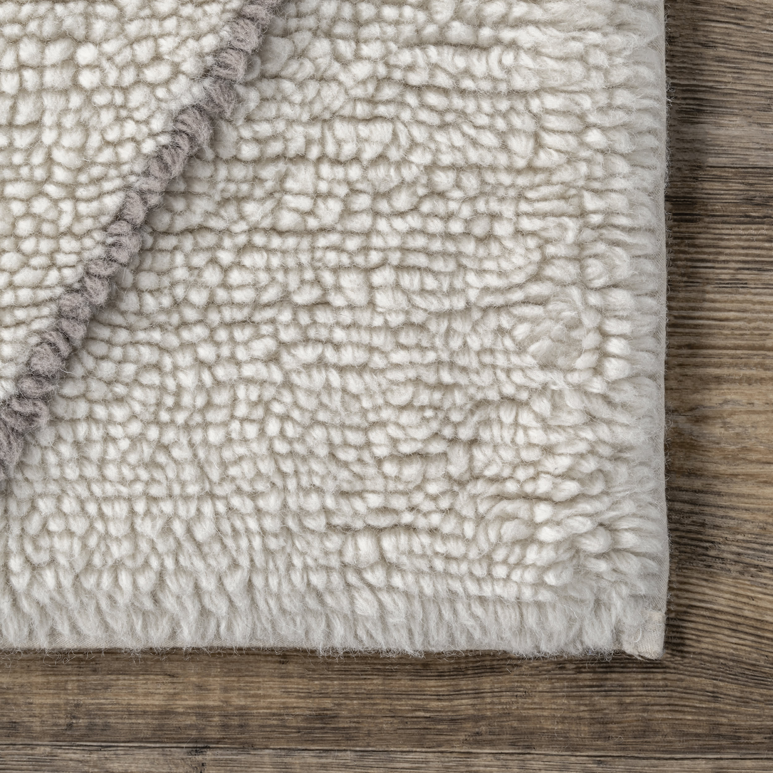 Eloise Wool Moroccan Washable Rug | Ivory - Image 3