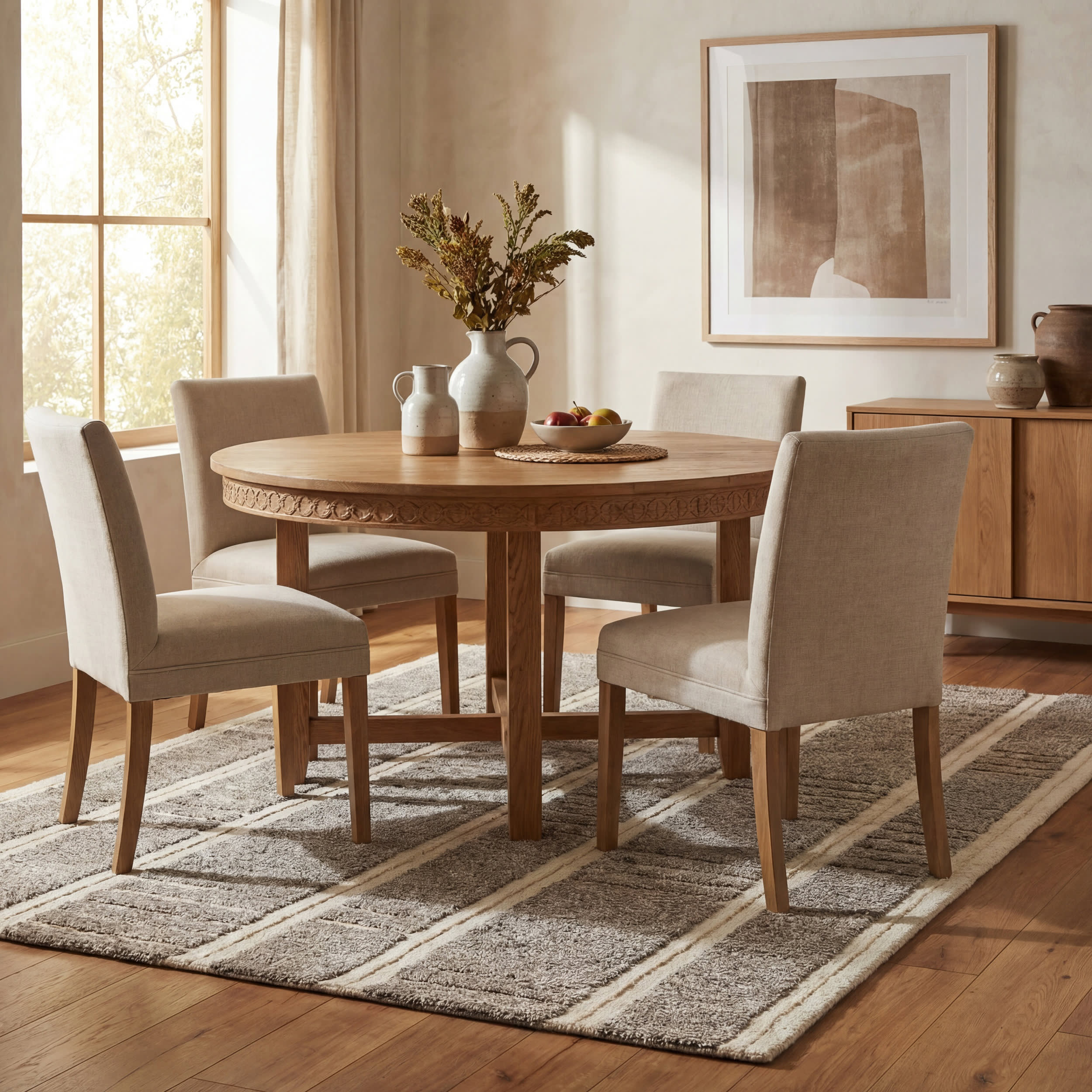 Elvine Modern Striped Wool Rug | Grey - Image 7