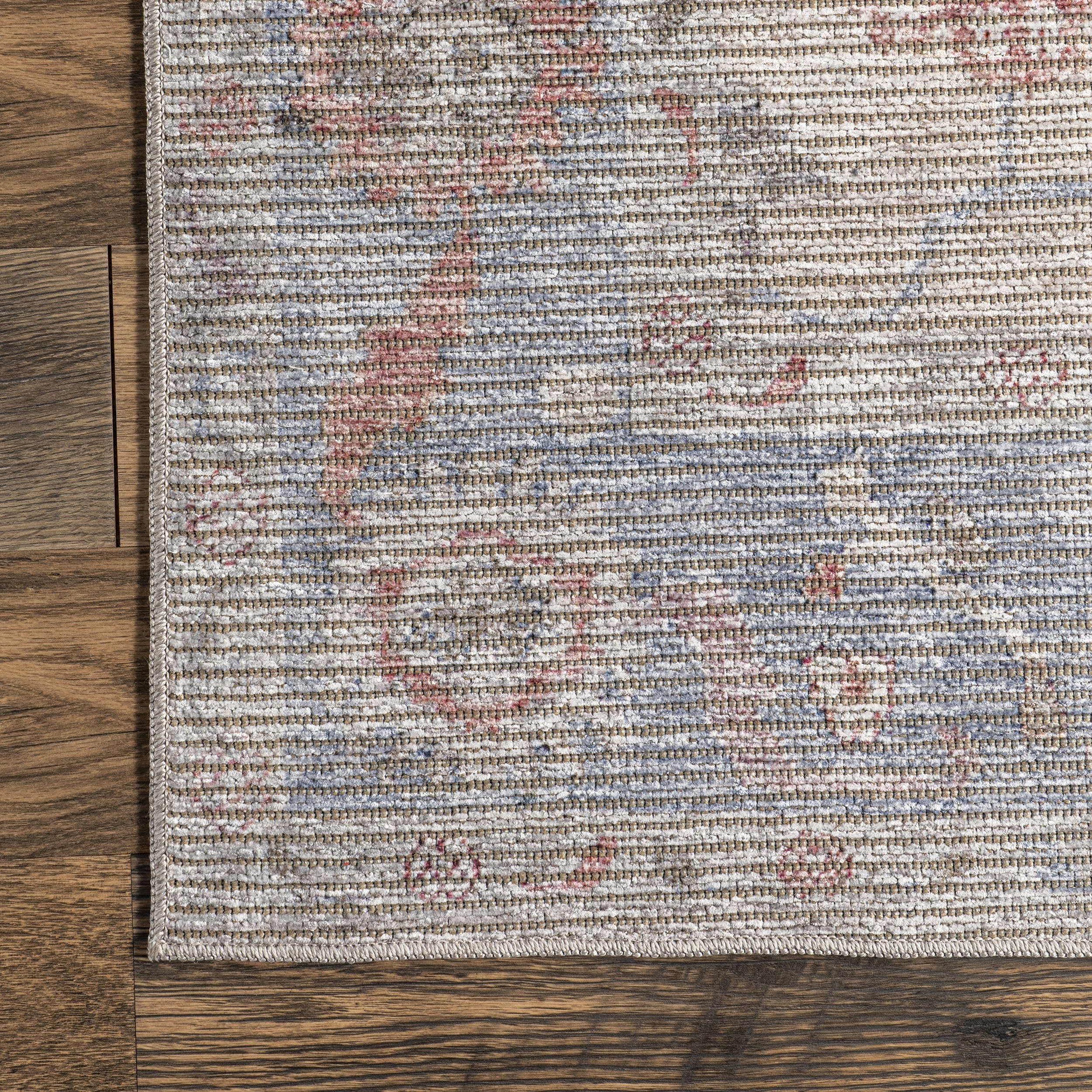 Elyse Vintage Washable Rug | Light Grey - Image 3