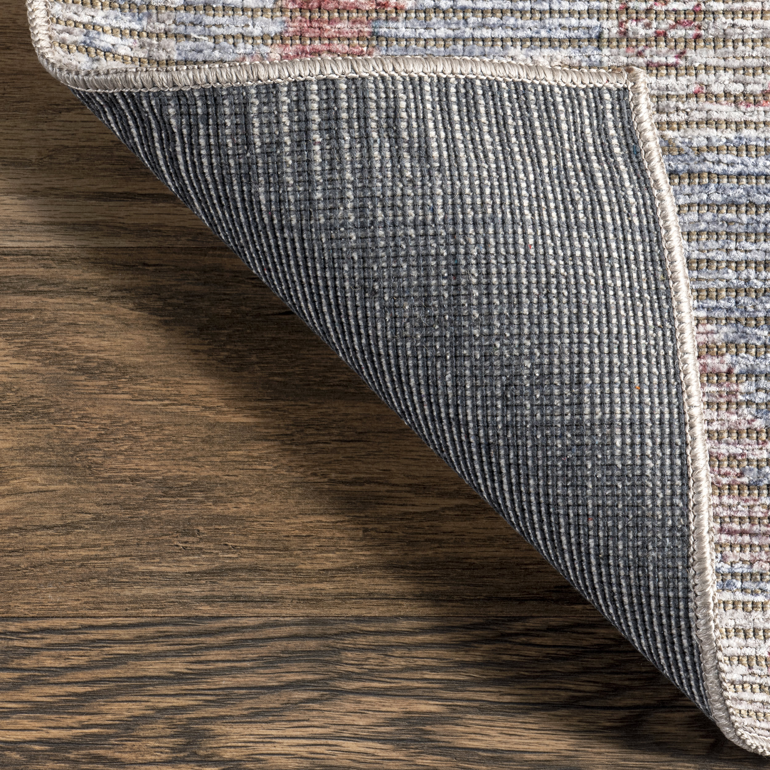 Elyse Vintage Washable Rug | Light Grey - Image 5