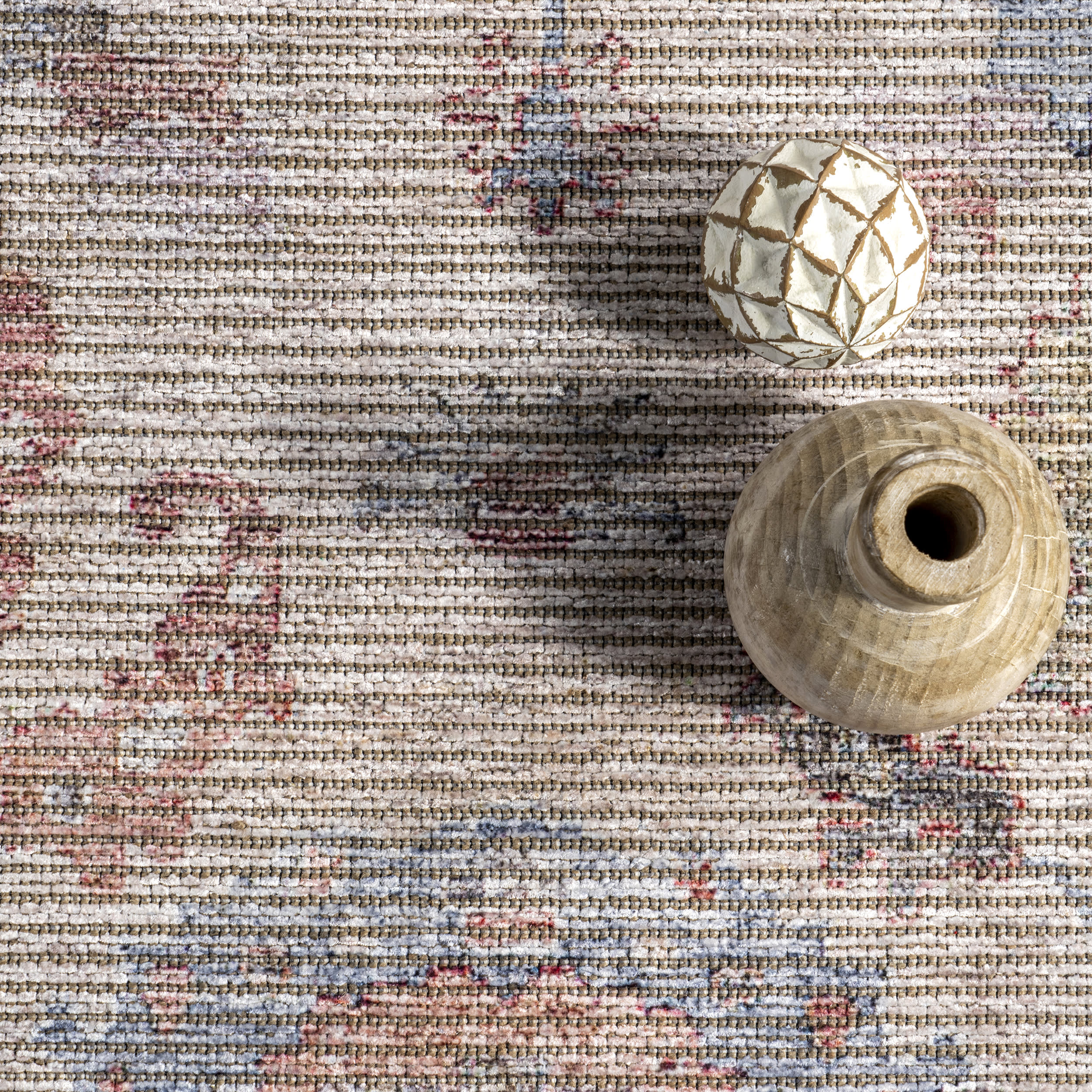 Elyse Vintage Washable Rug | Light Grey - Image 6