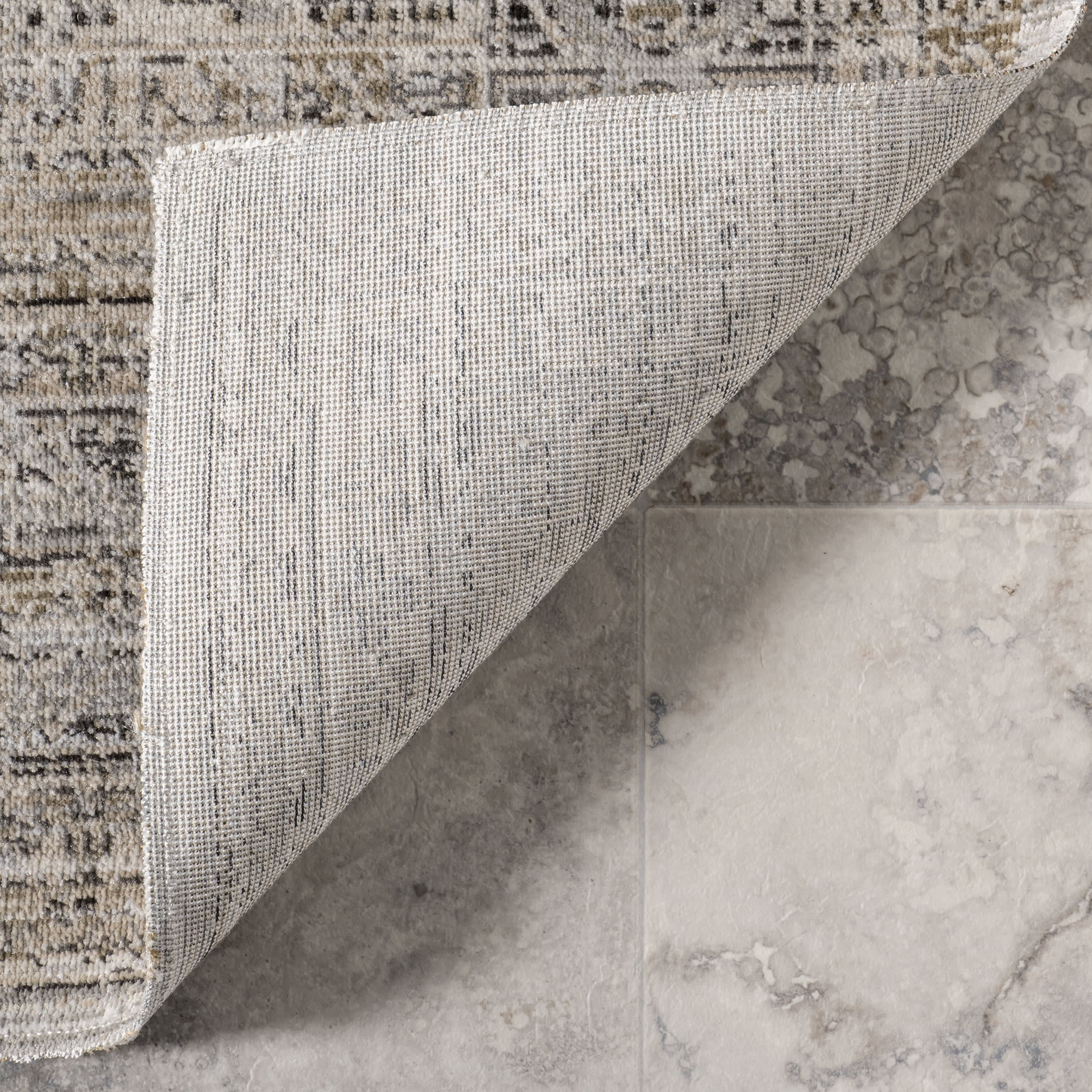 Emerson Vintage Washable Indoor/Outdoor Rug | Beige - Image 6