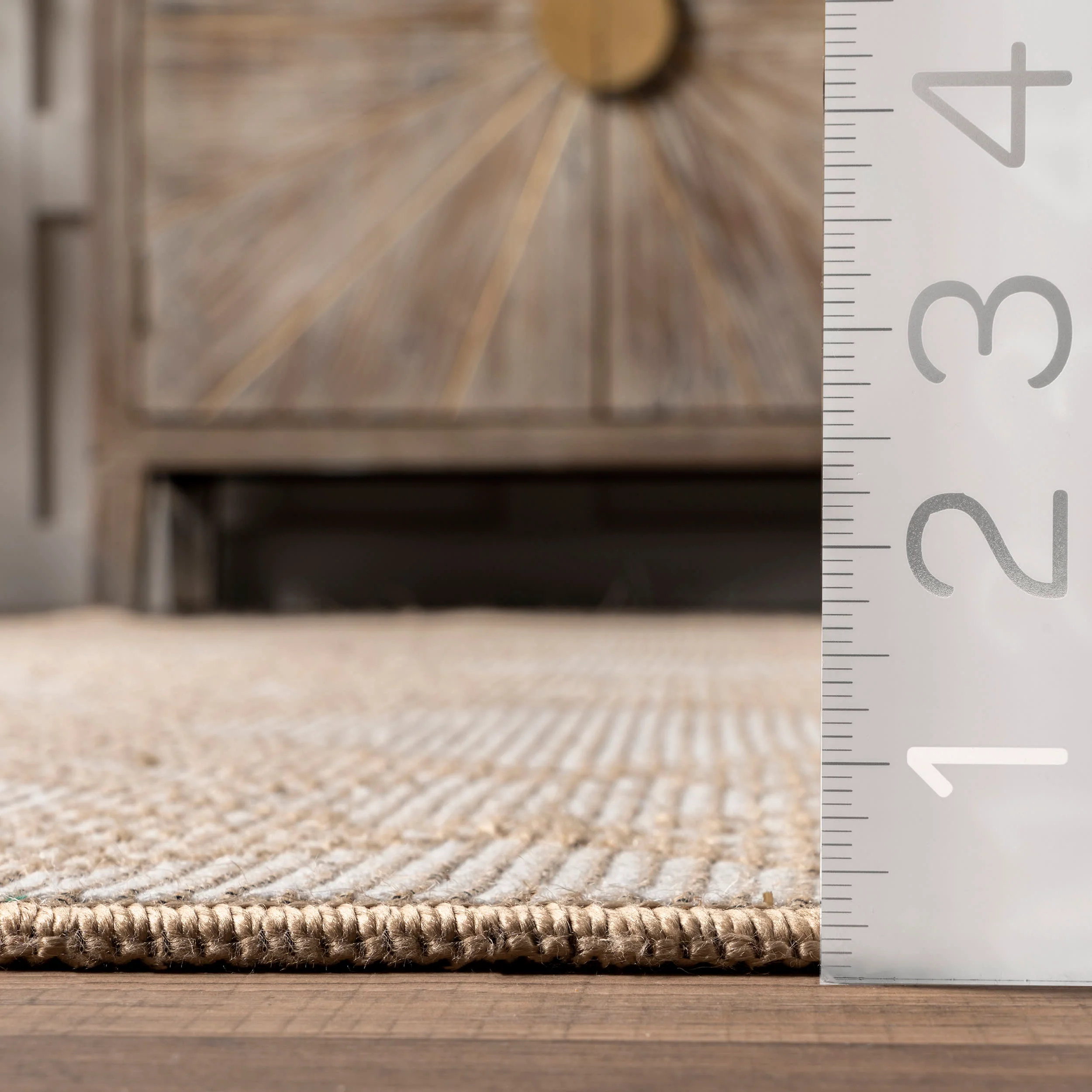 Emilee Fringed Rug | Ivory - Image 5