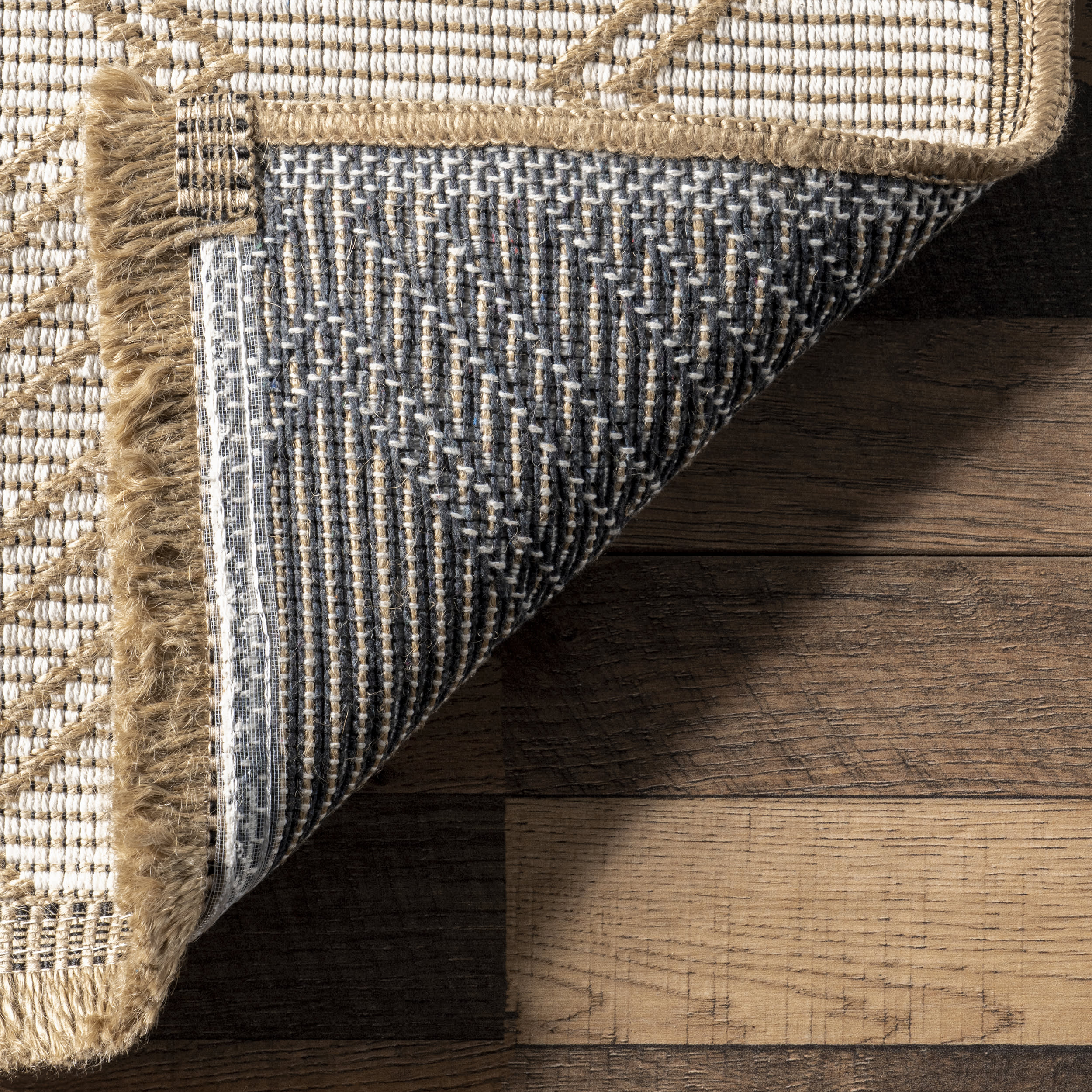 Emilee Fringed Rug | Ivory - Image 6
